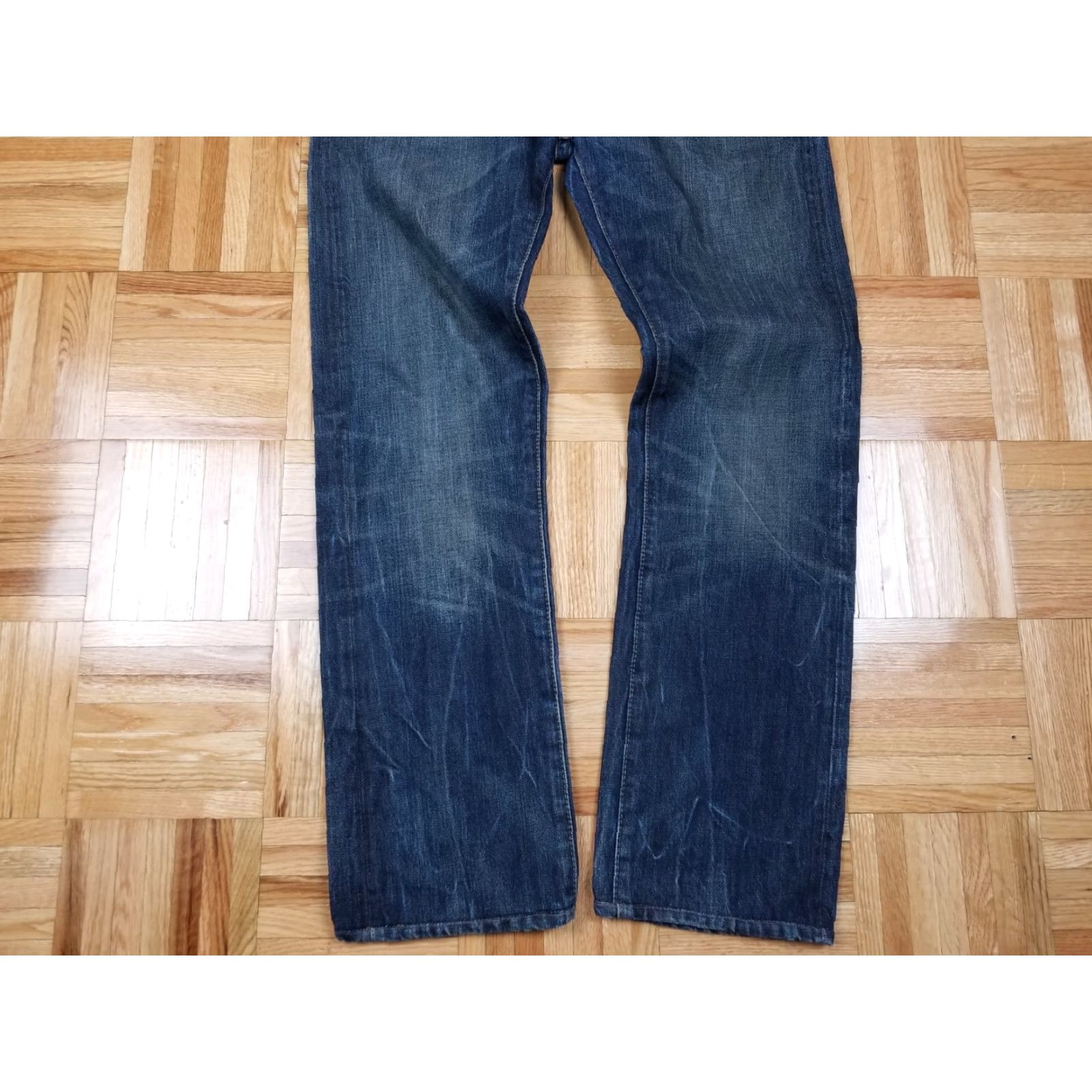 Levi's VINTAGE LEVIS DENIM JEANS BIG E RED LINE SELVEDGE SINGLE STICH 505-217 31X34 LVC JEANS Men Blue Denim 90s Size US 31 - 3 Thumbnail