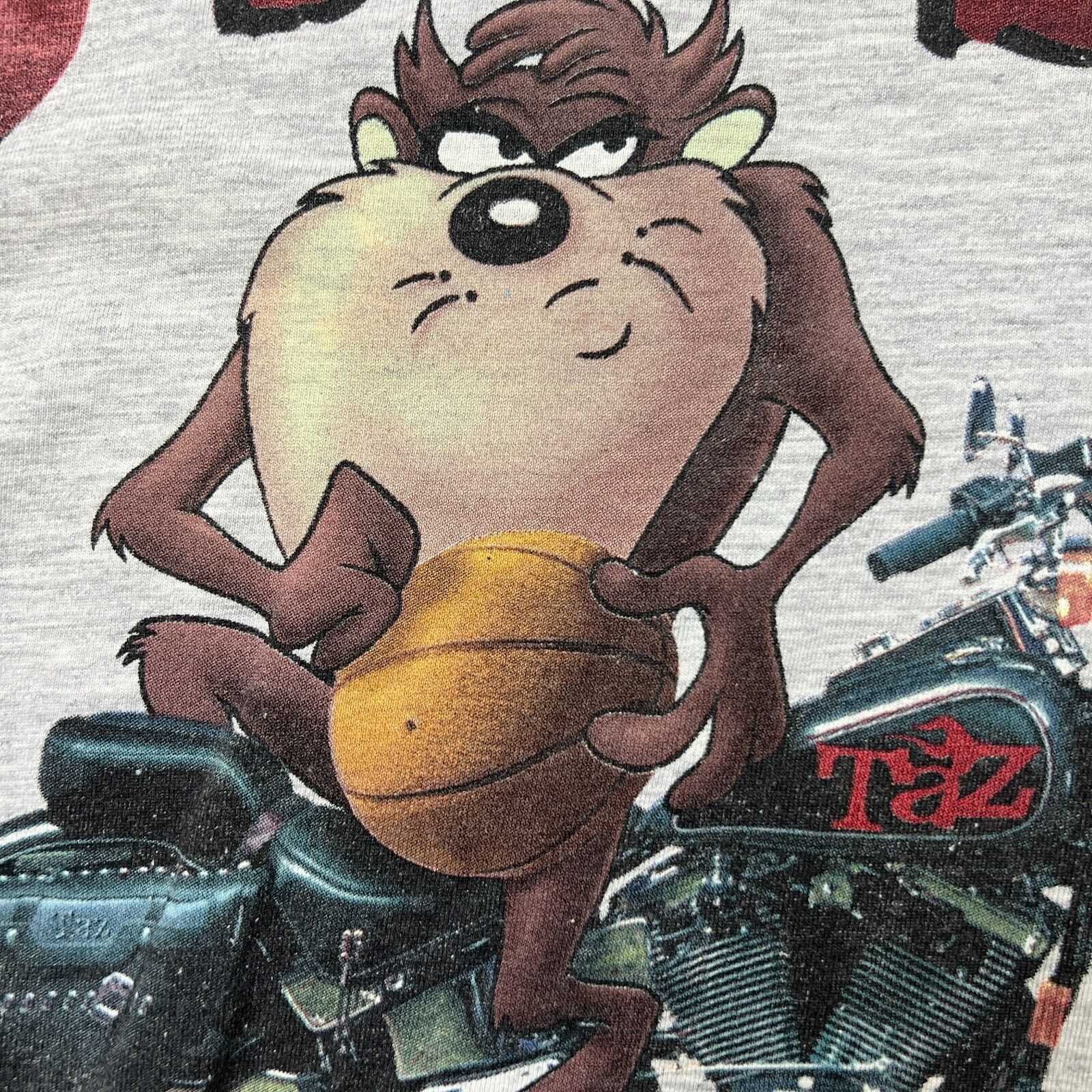 Cartoon Network × Vintage × Warner Bros Vintage 1996 Looney Tunes T Shirt XL Bad Is Taz Cartoon Tee Size US XL / EU 56 / 4 - 3 Thumbnail