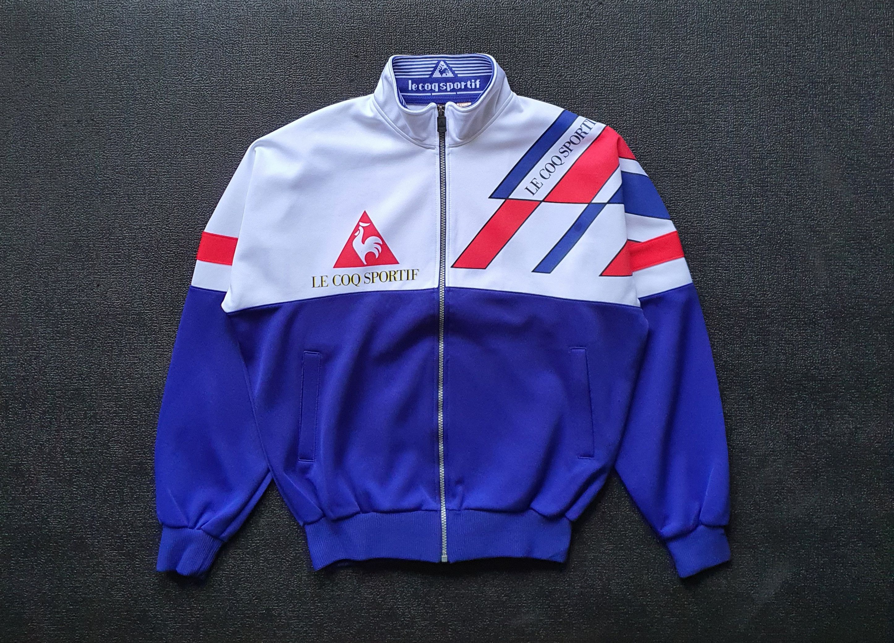 Vintage Le Coq Sportif France Track sweater 90s Windbreaker size M Grailed