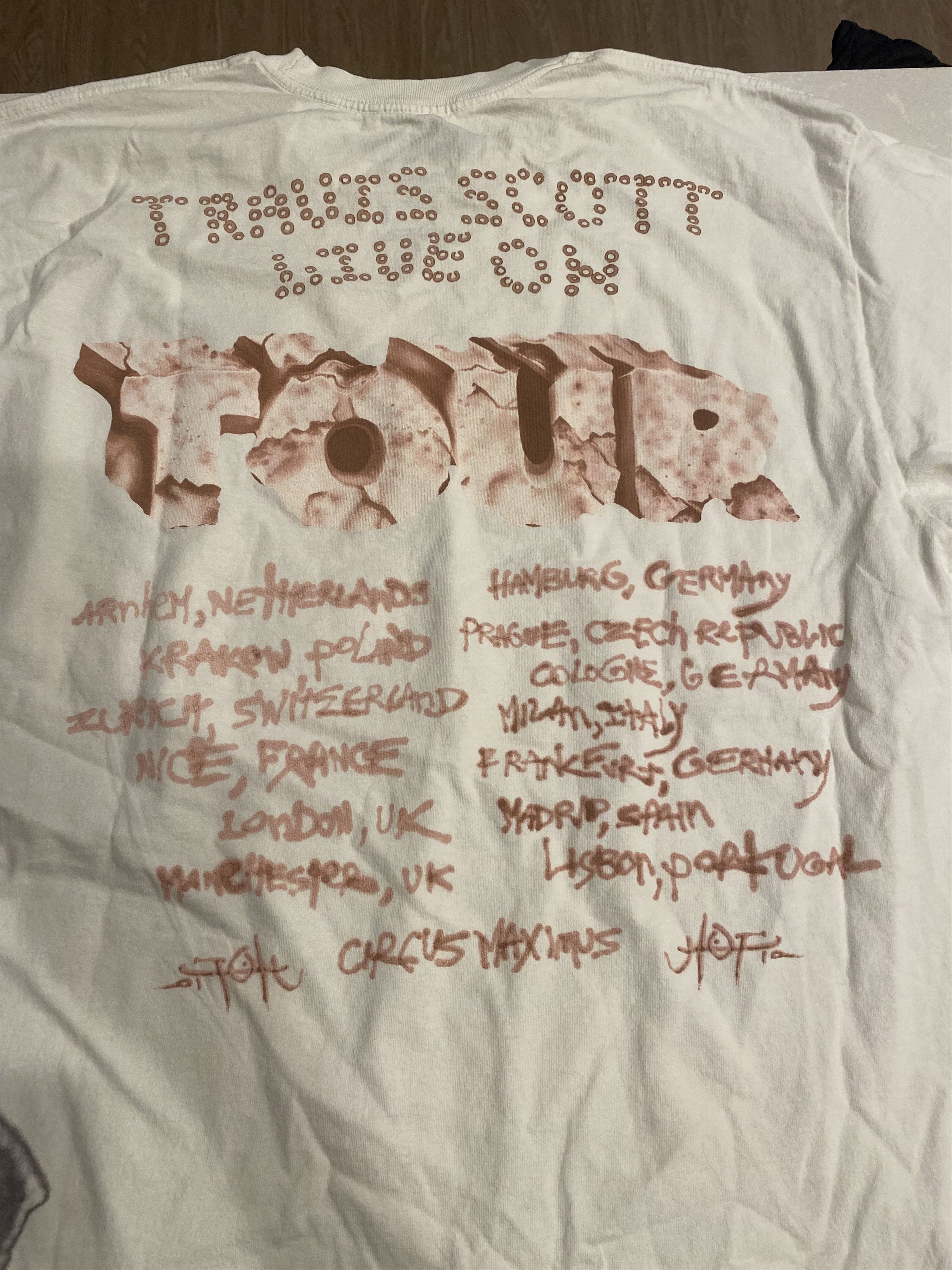 Travis Scott Travis Scott Tour Short Sleeve Tee Skitzo Size US XXL / EU 58 / 5 - 2 Thumbnail