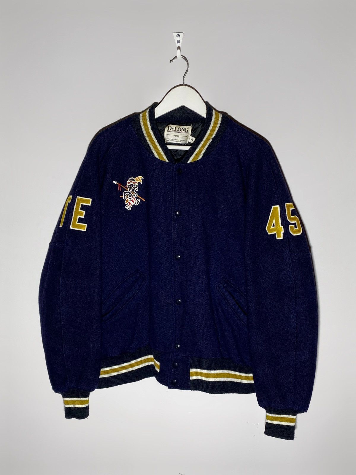 Vintage Vintage 90s De Long Varsity Jacket Seminoles Prospect Park Size US XL / EU 56 / 4 - 2 Thumbnail