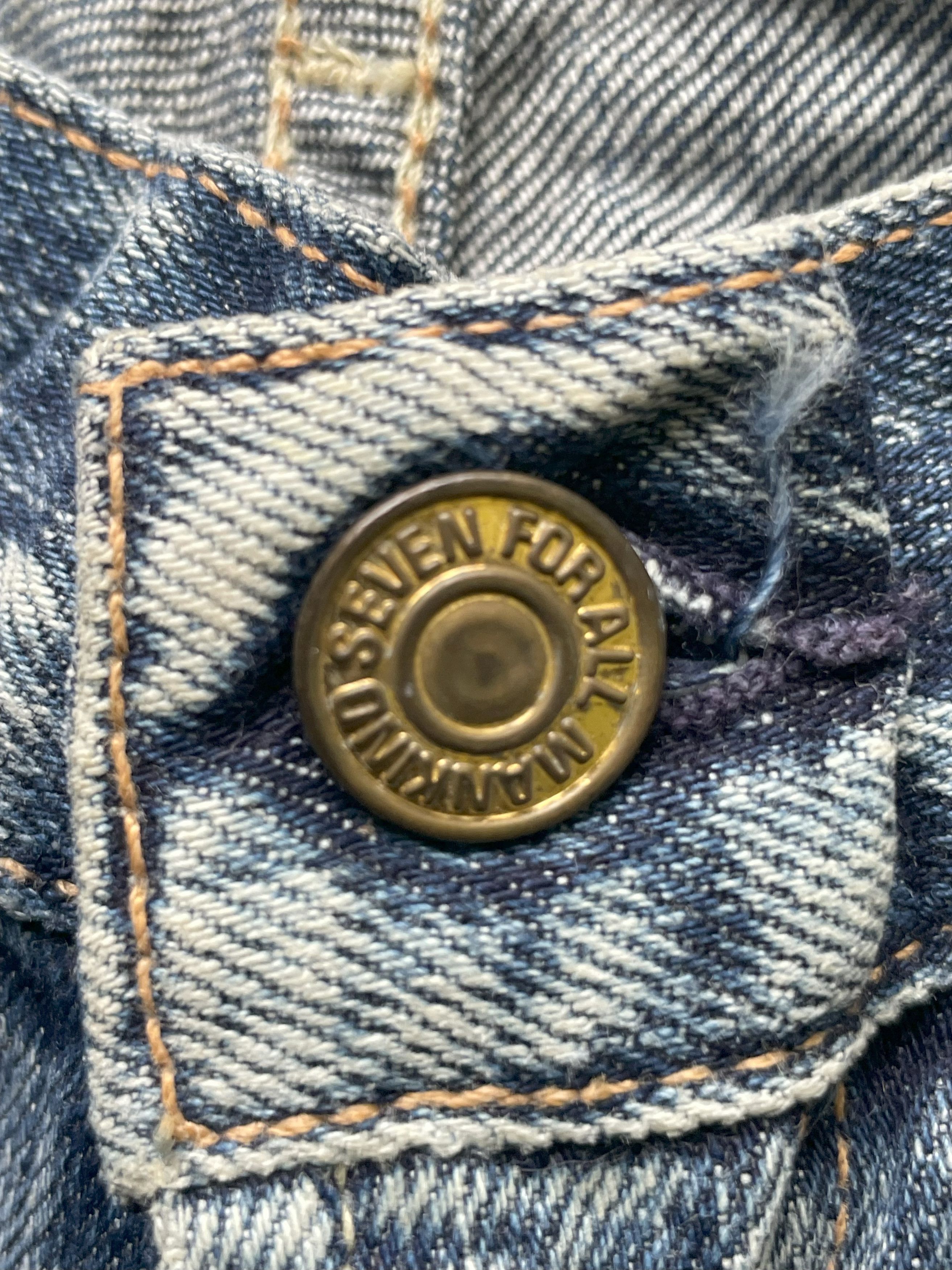 7 For All Mankind Flare 7 For All Mankind Distresed Denim Size 29" - 11 Thumbnail