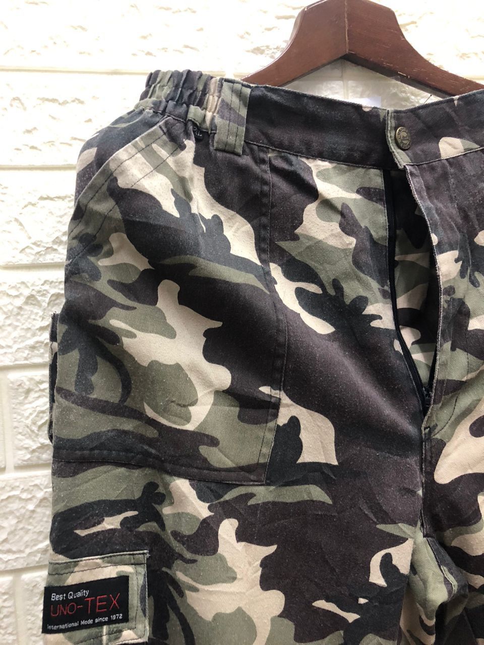 Vintage vintage Japanese Brand Uno Tex Camo Pants army Size US 38 / EU 54 - 7 Thumbnail