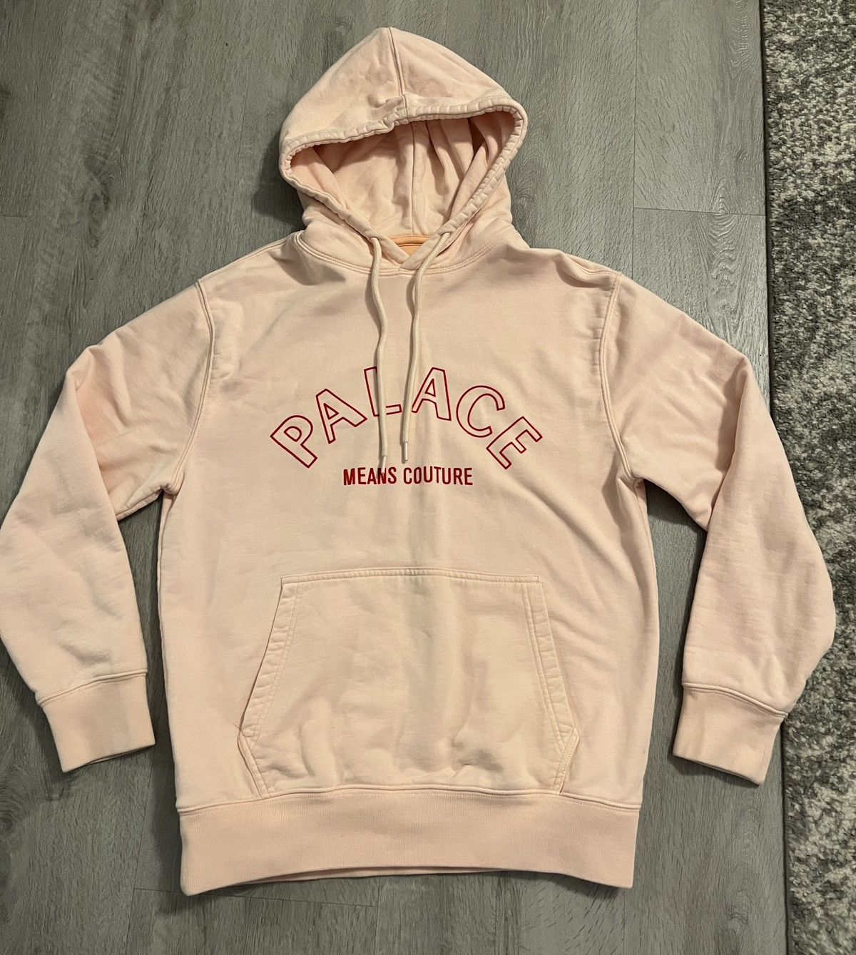 Palace means couture hoodie hotsell