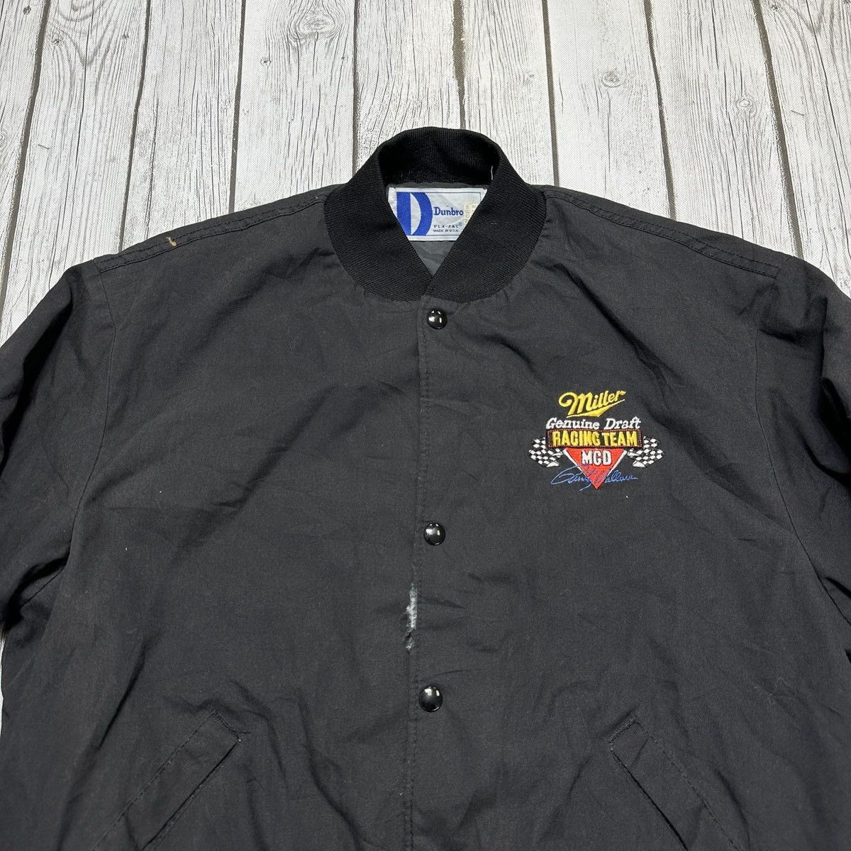 Dunbrooke × NASCAR × Vintage Vintage NASCAR Rusty Wallace Miller jacket Size US L / EU 52-54 / 3 - 3 Thumbnail