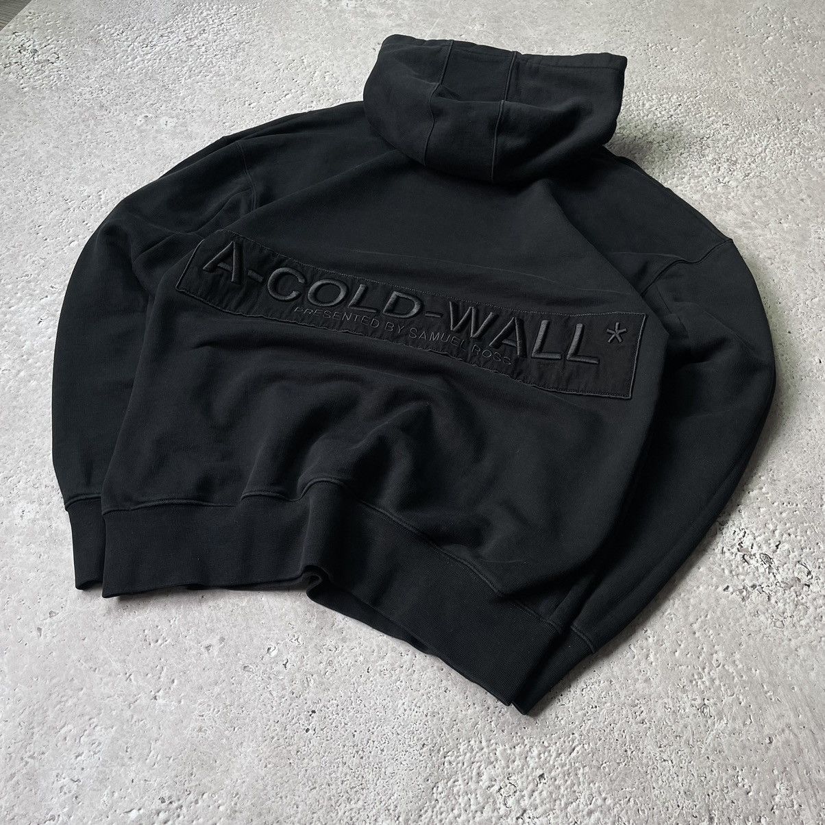 A-COLD-WALL* A Cold Wall Embroidered Big Logo Black Hoodie Size US S / EU 44-46 / 1 - 9 Thumbnail