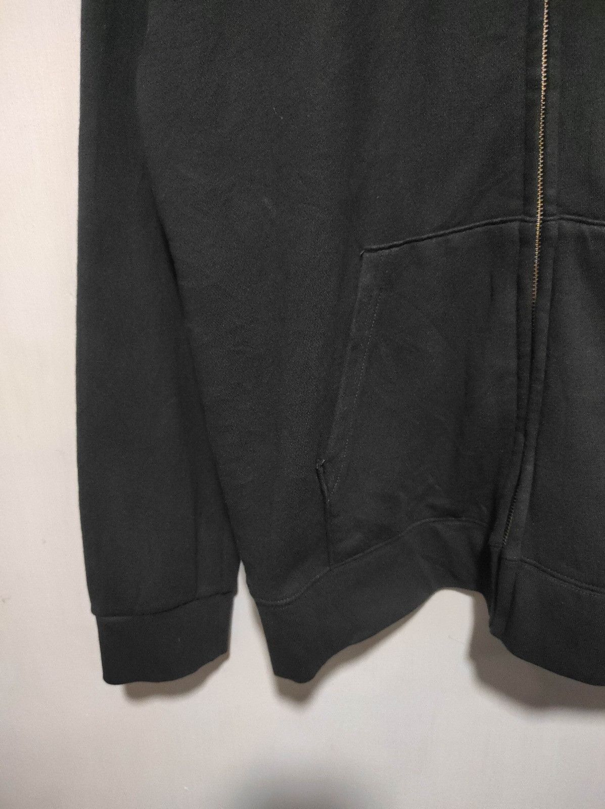 Japanese Brand MD black UK flag zip fur hoodie ifsix LGB style Size US L / EU 52-54 / 3 - 8 Thumbnail