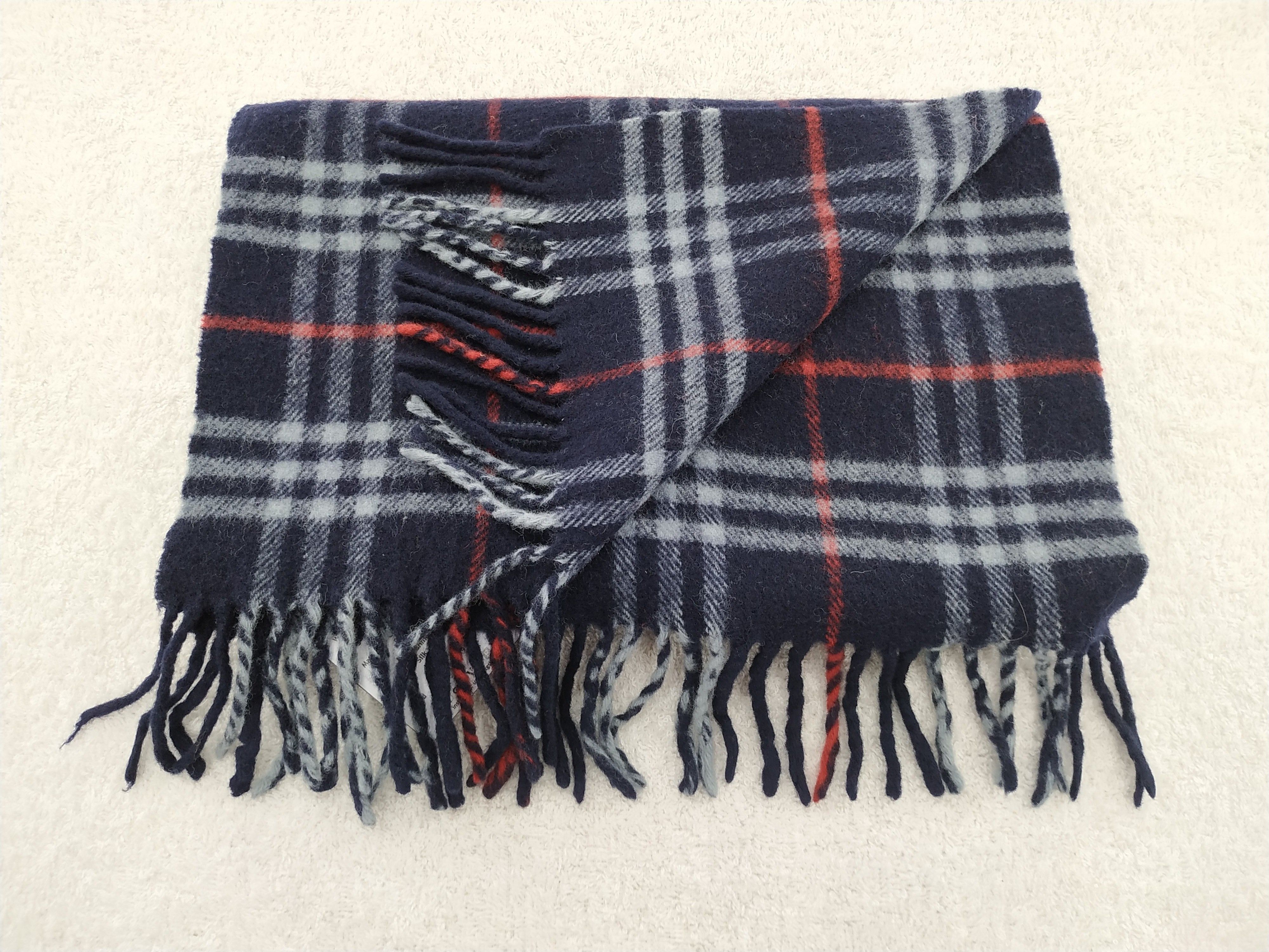 Burberry × Vintage Burberry Scarf / Muffler / Neckwear - WW231 Size ONE SIZE - 4 Thumbnail