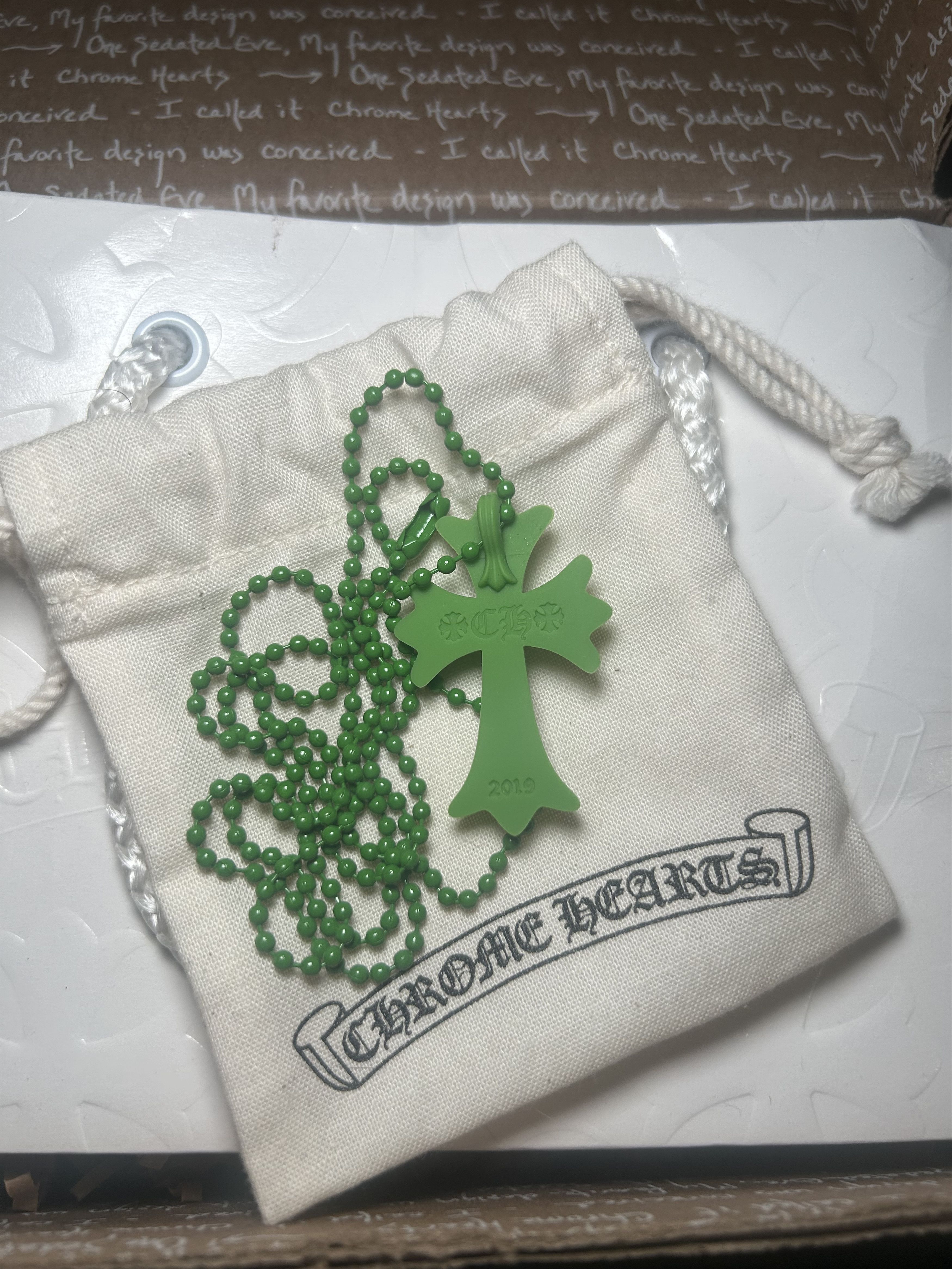 Chrome Hearts RARE! Chrome Hearts Silichrome Silicone Green Pendant Size ONE SIZE - 4 Thumbnail