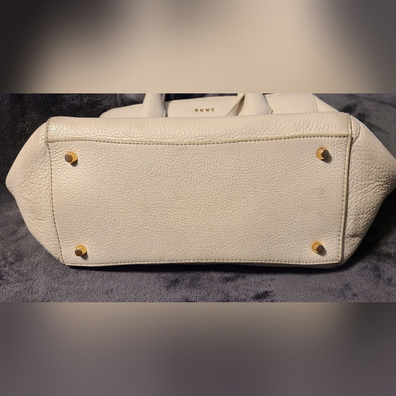 DKNY DKNY Cream Leather Purse Size ONE SIZE - 4 Thumbnail