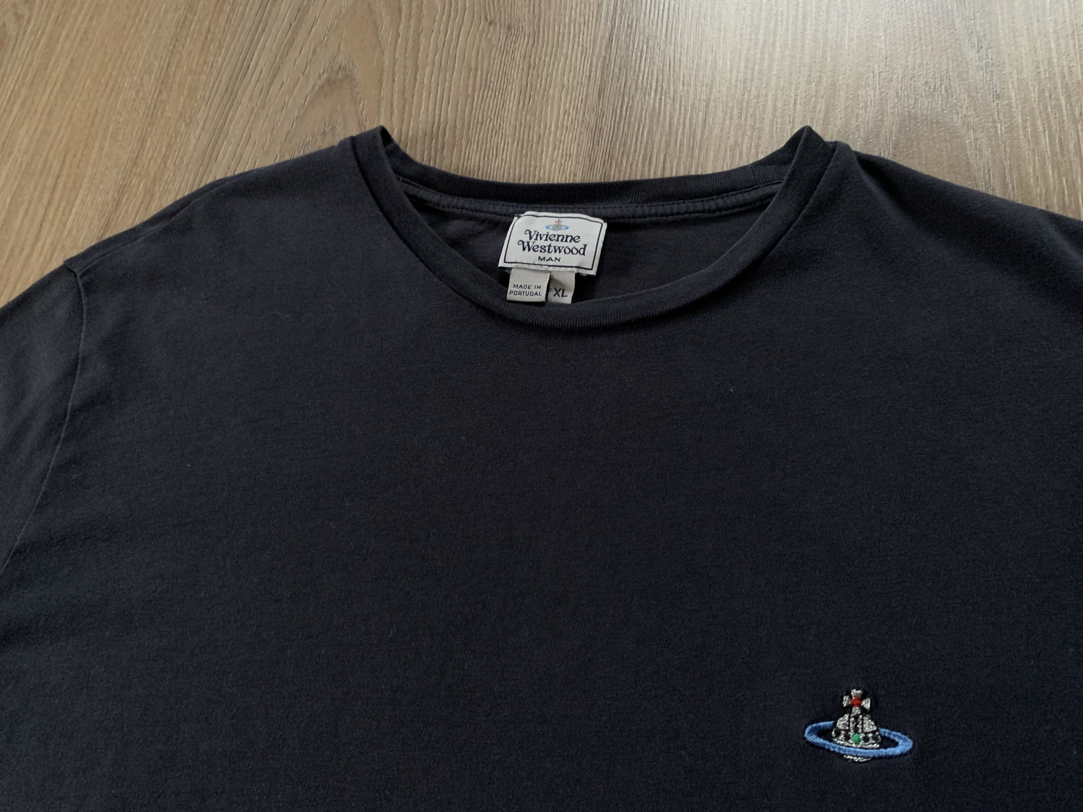 Vivienne Westwood Vintage Vivienne Westwood Basic Navy Blue T-Shirt Size US XL / EU 56 / 4 - 5 Thumbnail