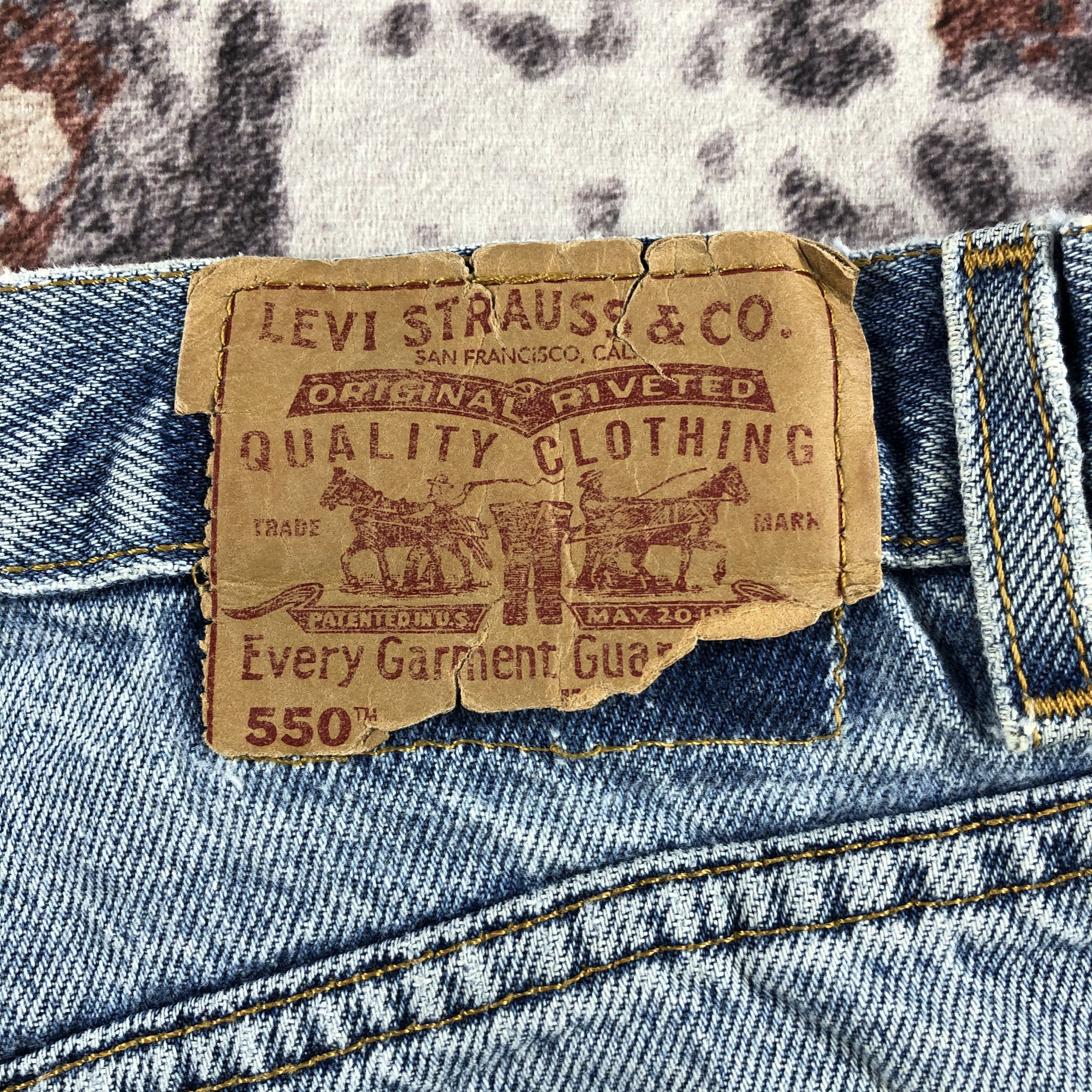 Levi's × Vintage 90s Vintage Blue Wash Levis 550 Jeans-JM3116 Size US 37 - 8 Thumbnail