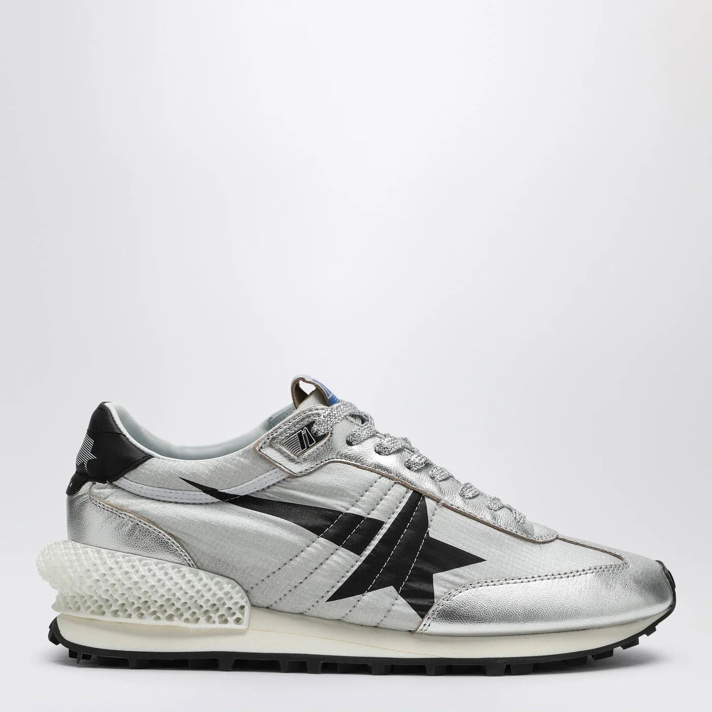 Golden Goose o1d2blof0426 Low-Top Sneakers in Silver Size US 6 / EU 39 - 1 Thumbnail