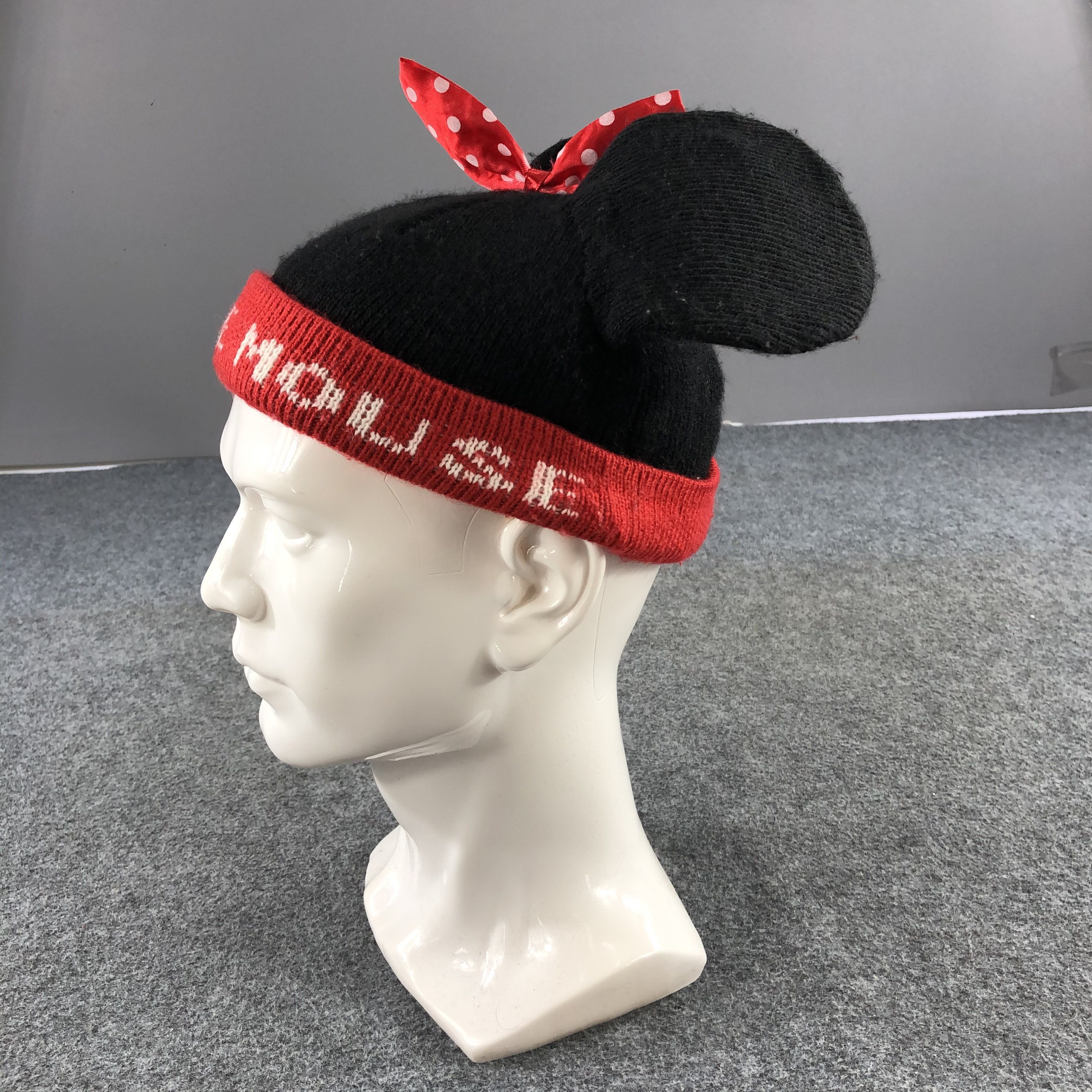 Disney Minnie Mouse Beanie Snowcap Snow Hat B450 Size ONE SIZE - 2 Thumbnail