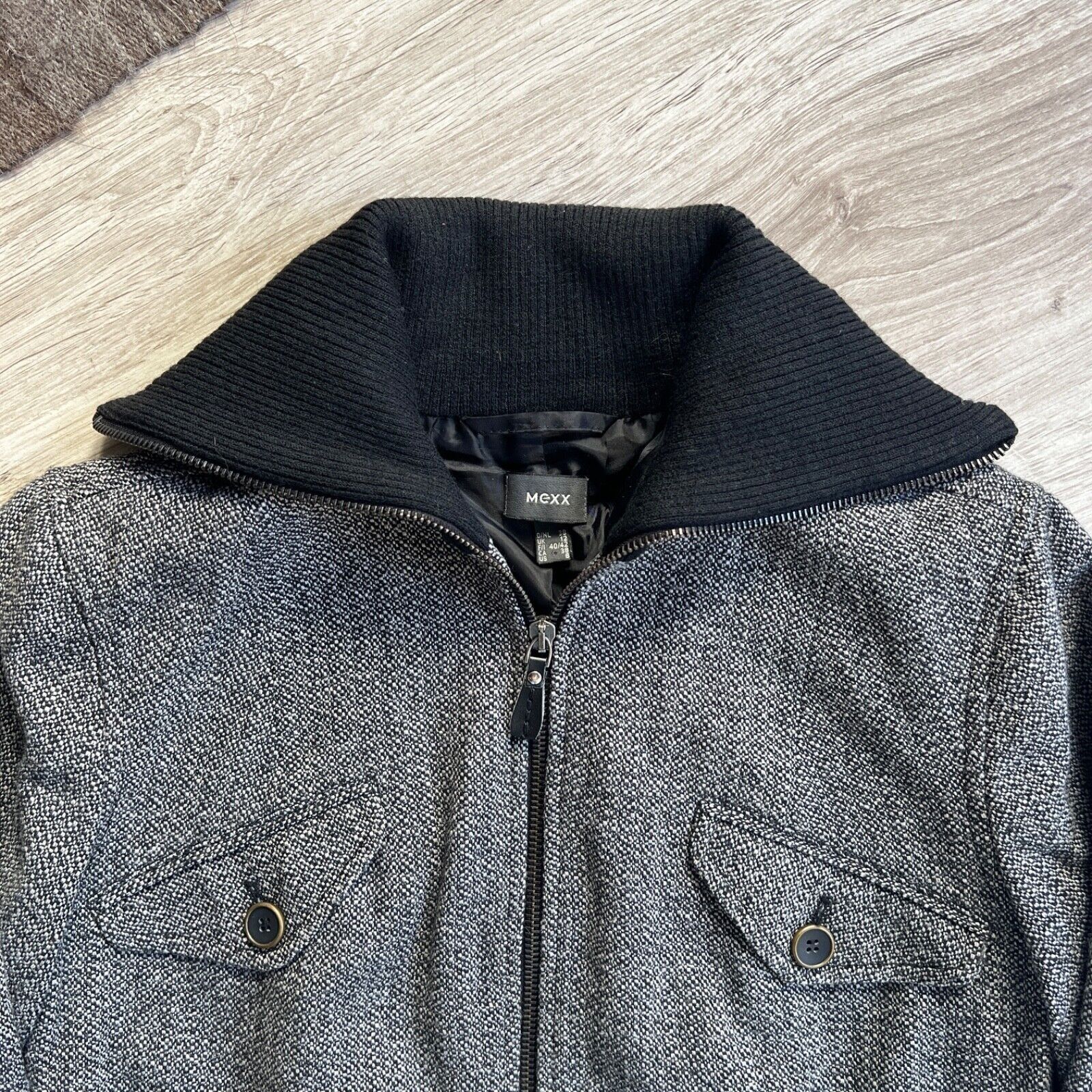 Mexx Mexx Vintage Y2K Crop Bomber Jacket 8861AC Size M / US 6-8 / IT 42-44 - 6 Thumbnail