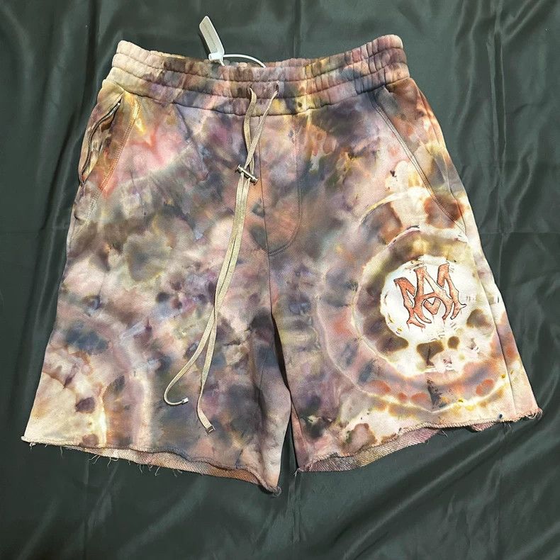 Amiri Amiri Size LDestroy tie-dyed wool-edged shorts 2501-Nextarr Size US 40 / EU 56 - 1 Thumbnail