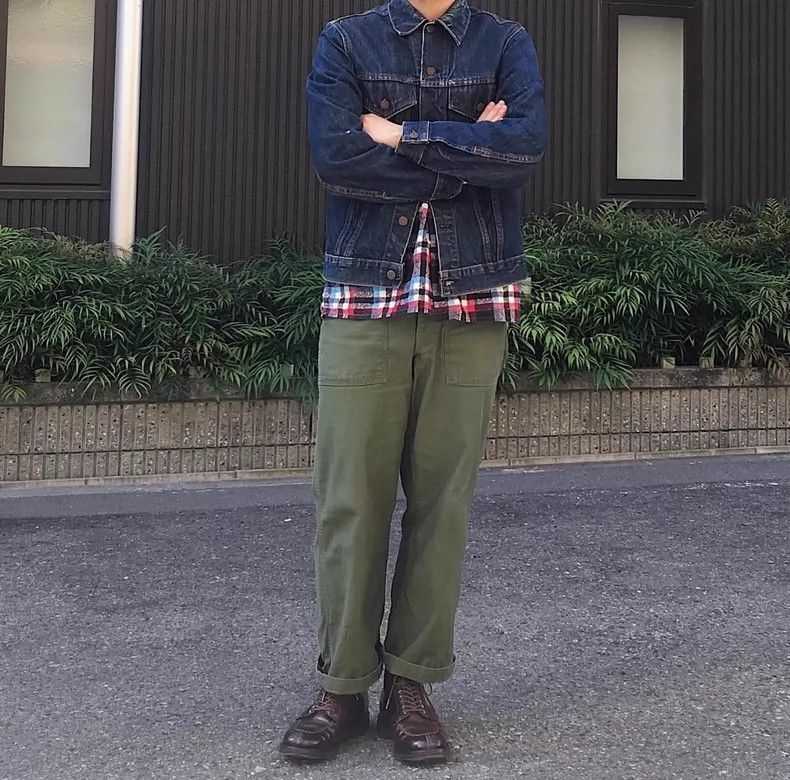 The Real McCoy's The Real McCoy's Size 35 OG-107 Military Pants from 1954-19 Size US 29 - 7 Thumbnail