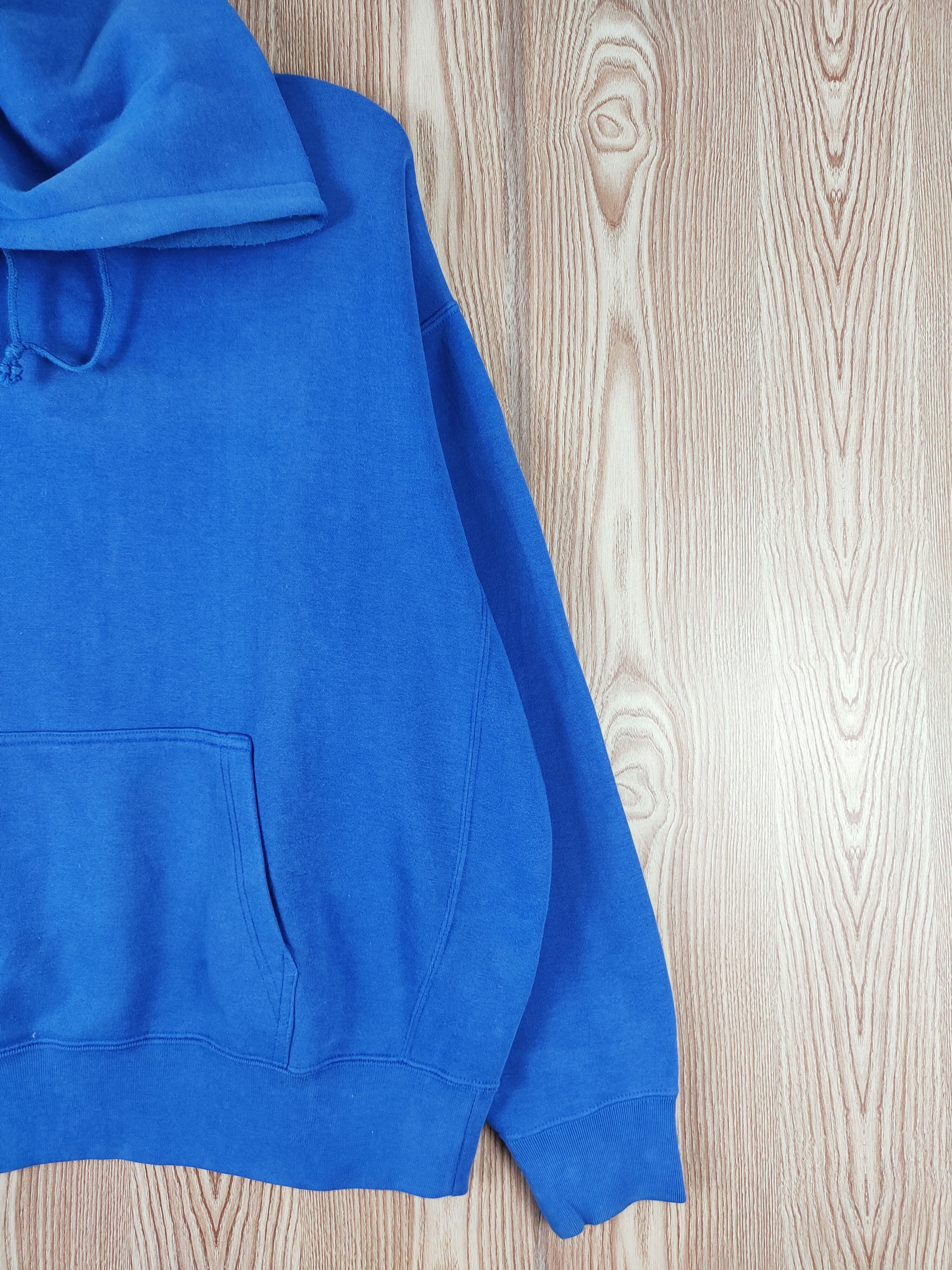 Japanese Brand × Vintage Vintage 💥 United Athle Blue Hoodie Sweatshirts Size US XL / EU 56 / 4 - 5 Thumbnail