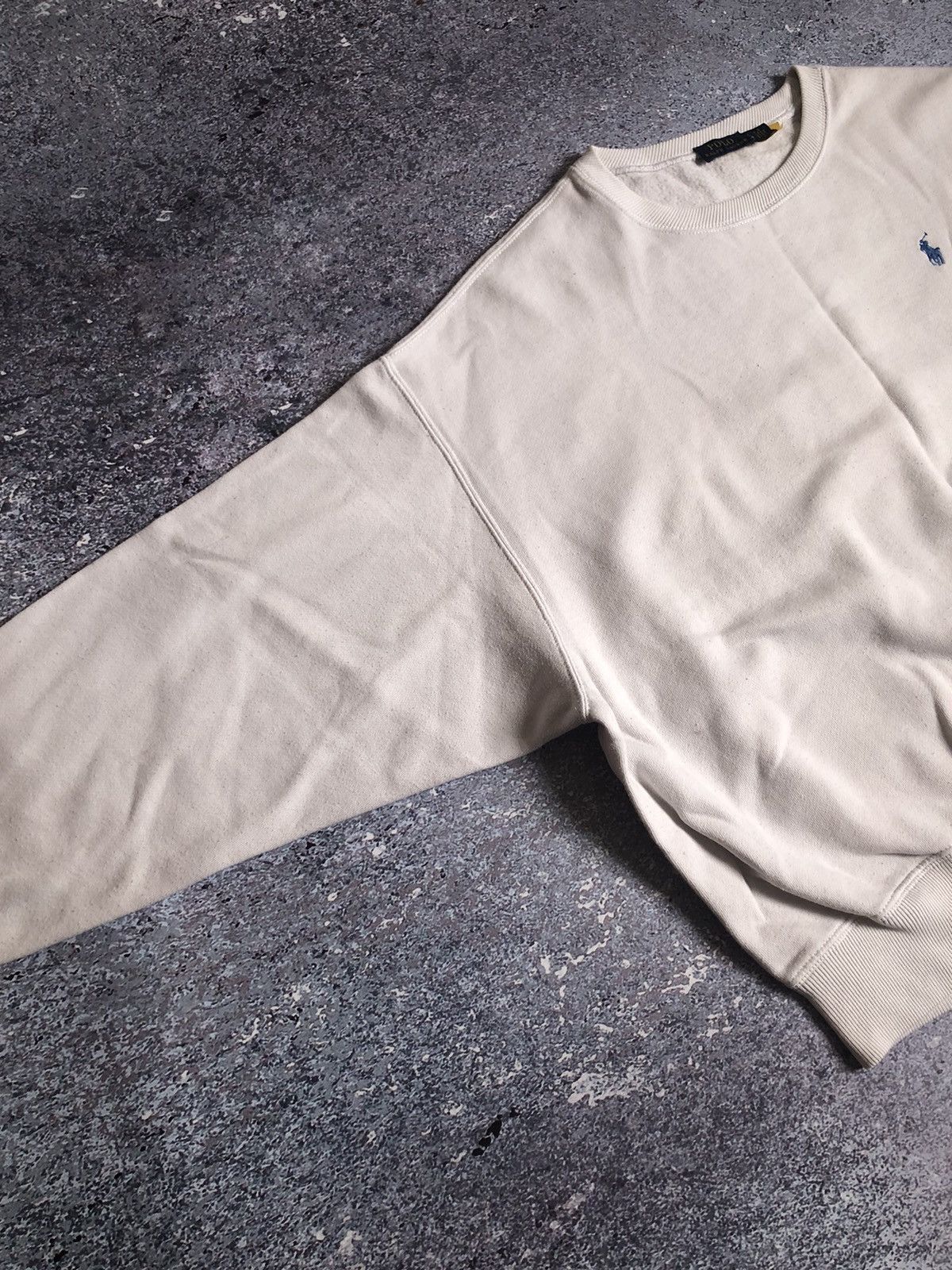 Polo Ralph Lauren × Vintage Polo Ralph Lauren Y2K Big Logo Polo Sweatshirt Size L / US 10 / IT 46 - 6 Thumbnail