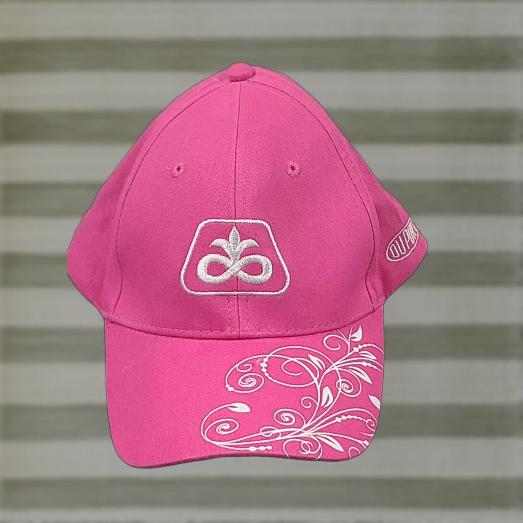 Vintage Dupont-Pioneer Women's Pink Designer Strapback Hat Cap Ballcap One Size Hat Cap Baseball Cap Casual Vintage No Size ONE SIZE - 1 Thumbnail