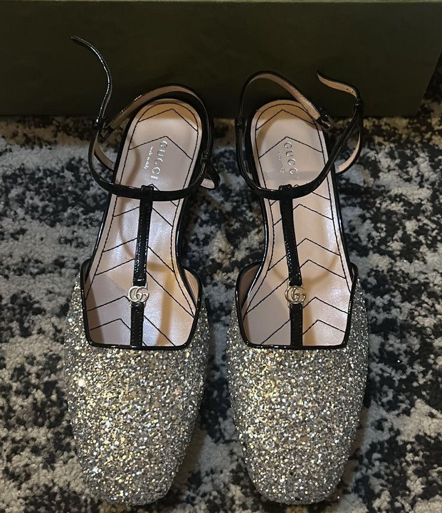 Gucci Women's Double G ballet flat size 39.5 Size US 9.5 / IT 39.5 - 4 Thumbnail