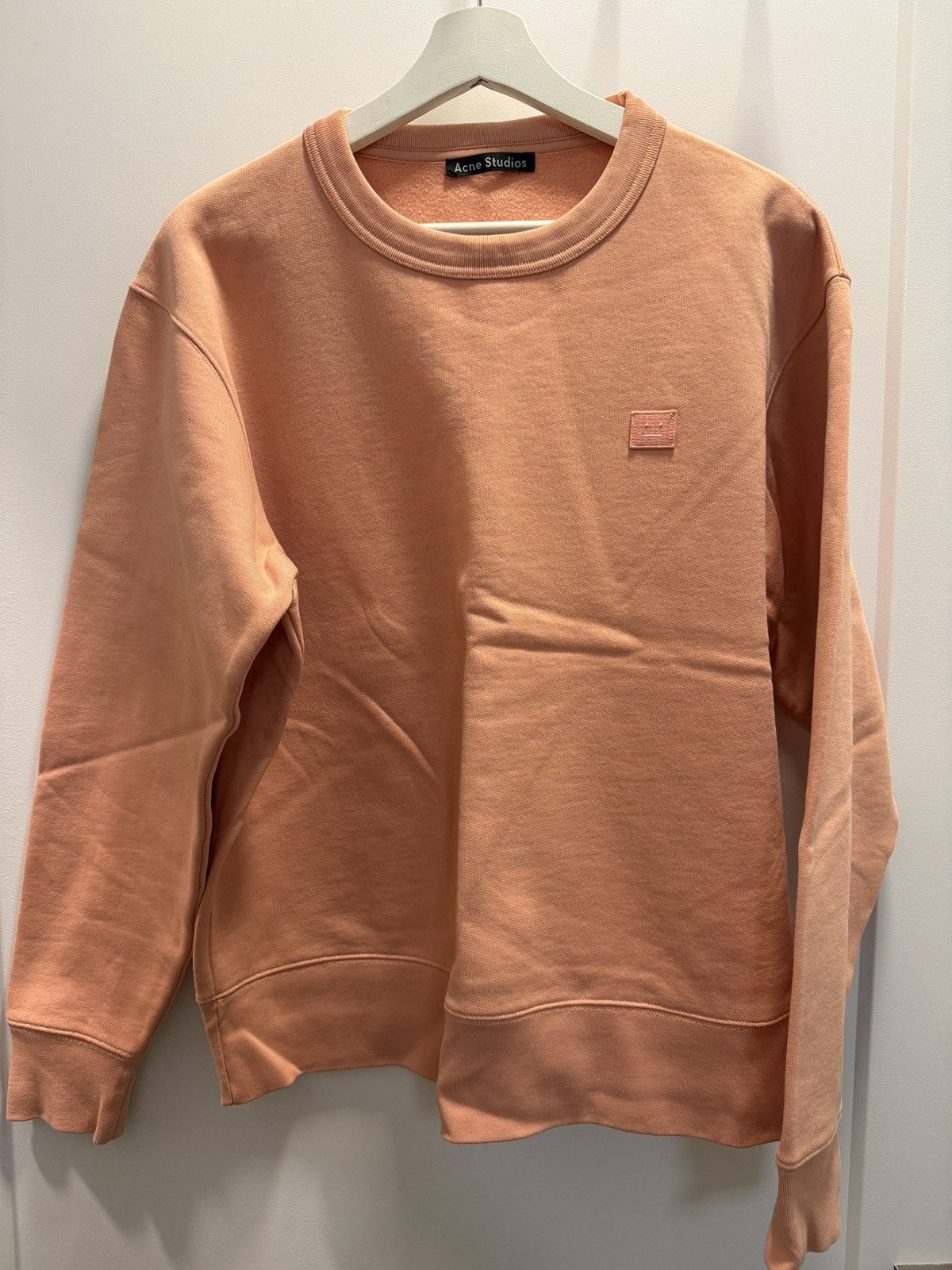 Acne Studios Acne Studios Fairview Face Sweatshirt, Pale Pink, L Size US L / EU 52-54 / 3 - 2 Thumbnail