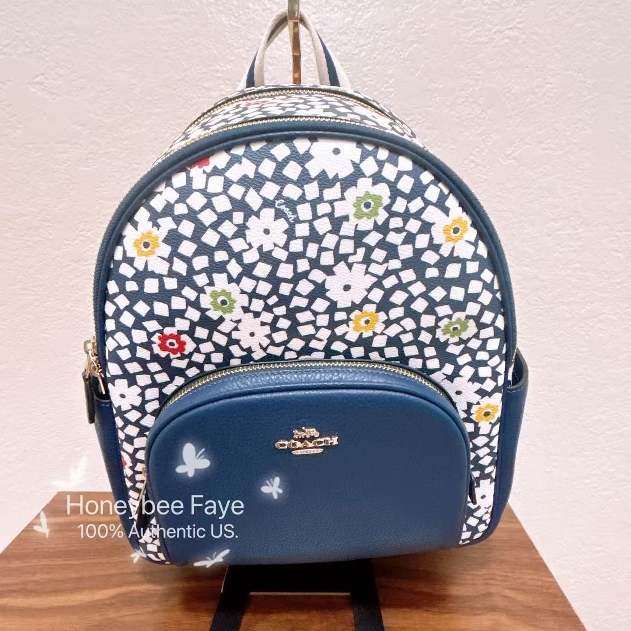 Coach Court Backpack With Floral Print CBM23 Size ONE SIZE - 1 Thumbnail