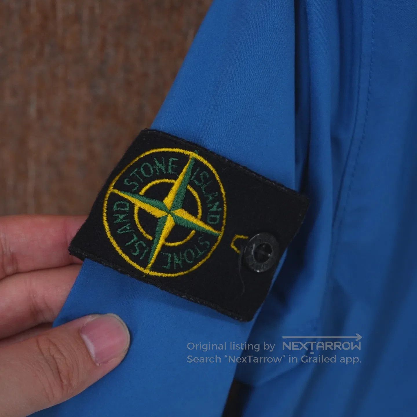Stone Island STONE ISLAND 25SS Model – Blue;Sleeve Logo; Soft-Coated H Size US M / EU 48-50 / 2 - 3 Thumbnail