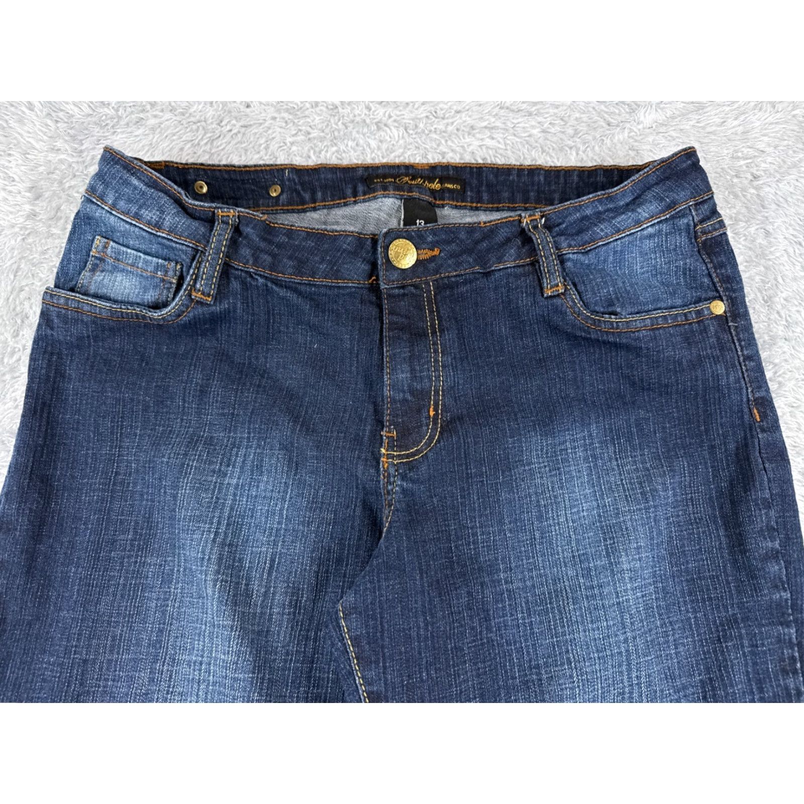 Southpole VINTAGE Southpole Jeans Womens 13 Blue Denim Jeans Straight HipHop Culture Y2K 32x32 Size 34" / US 12 / IT 48 - 4 Thumbnail