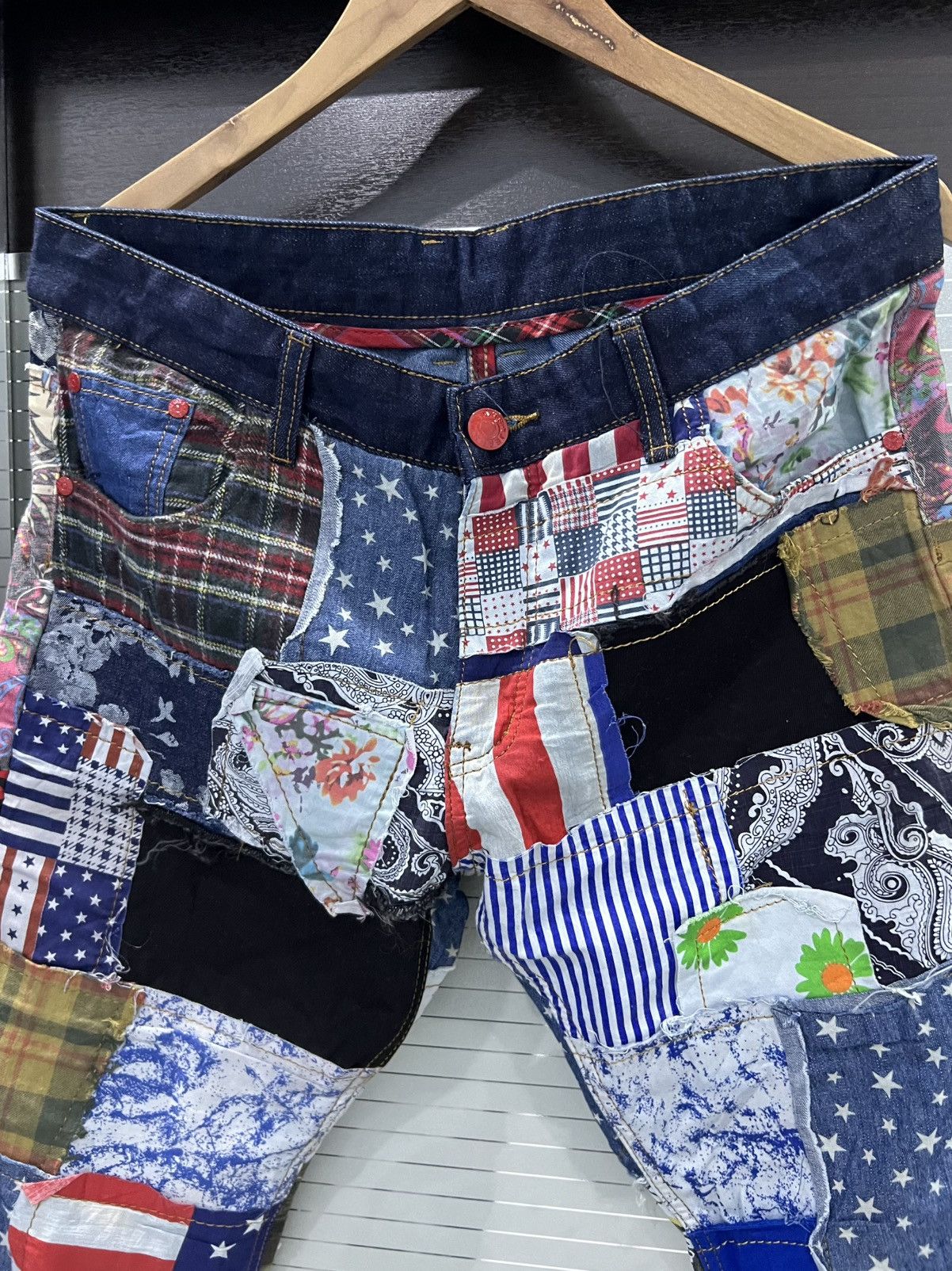 Japanese Brand Biepa Japanese Brand Patches Pant Size US 35 - 5 Thumbnail