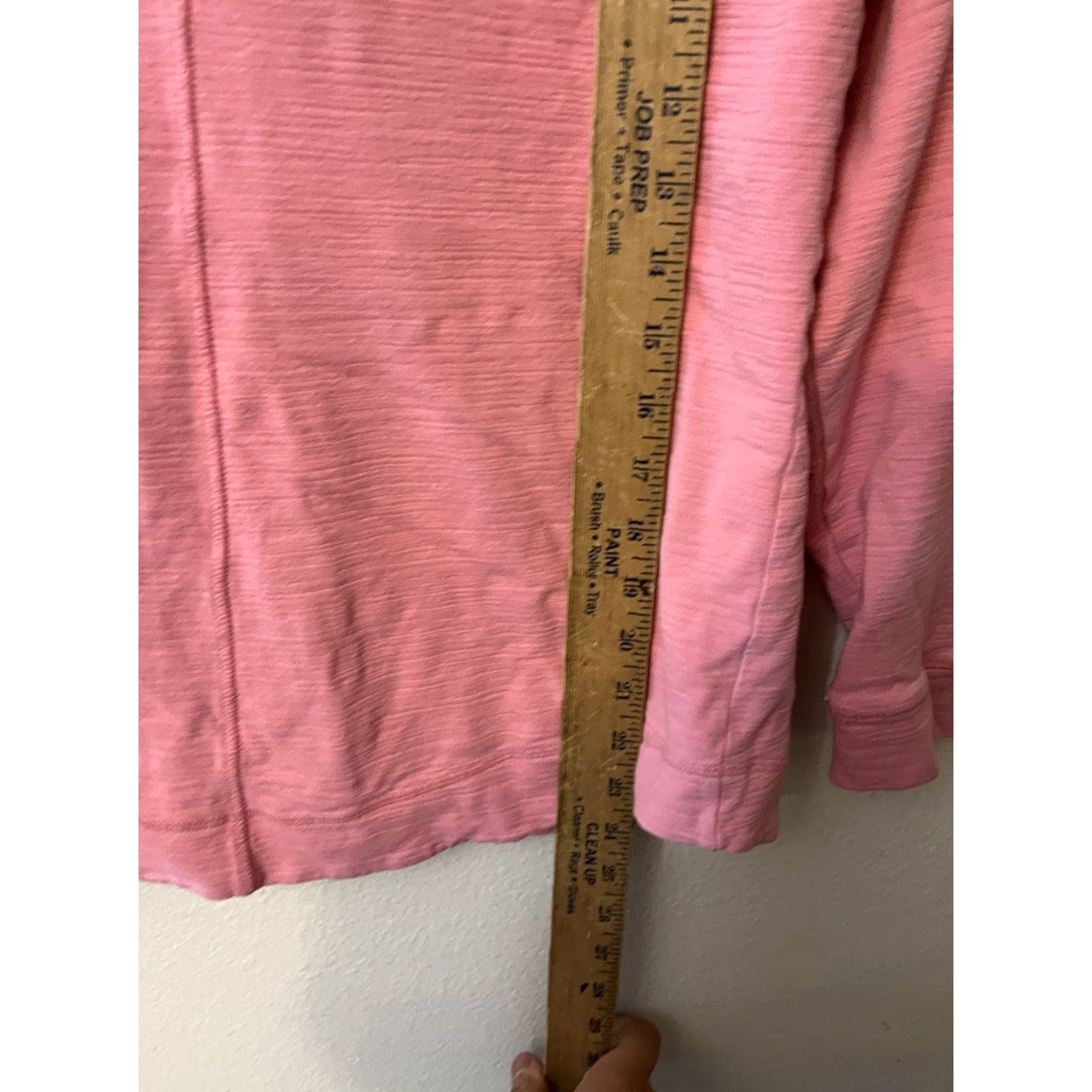 Talbots Talbots Sweater Women M Pink Knit Full Zip Mock Neck Long Sleeve 100% Cotton Machine Washable Womens Size M / US 6-8 / IT 42-44 - 4 Thumbnail