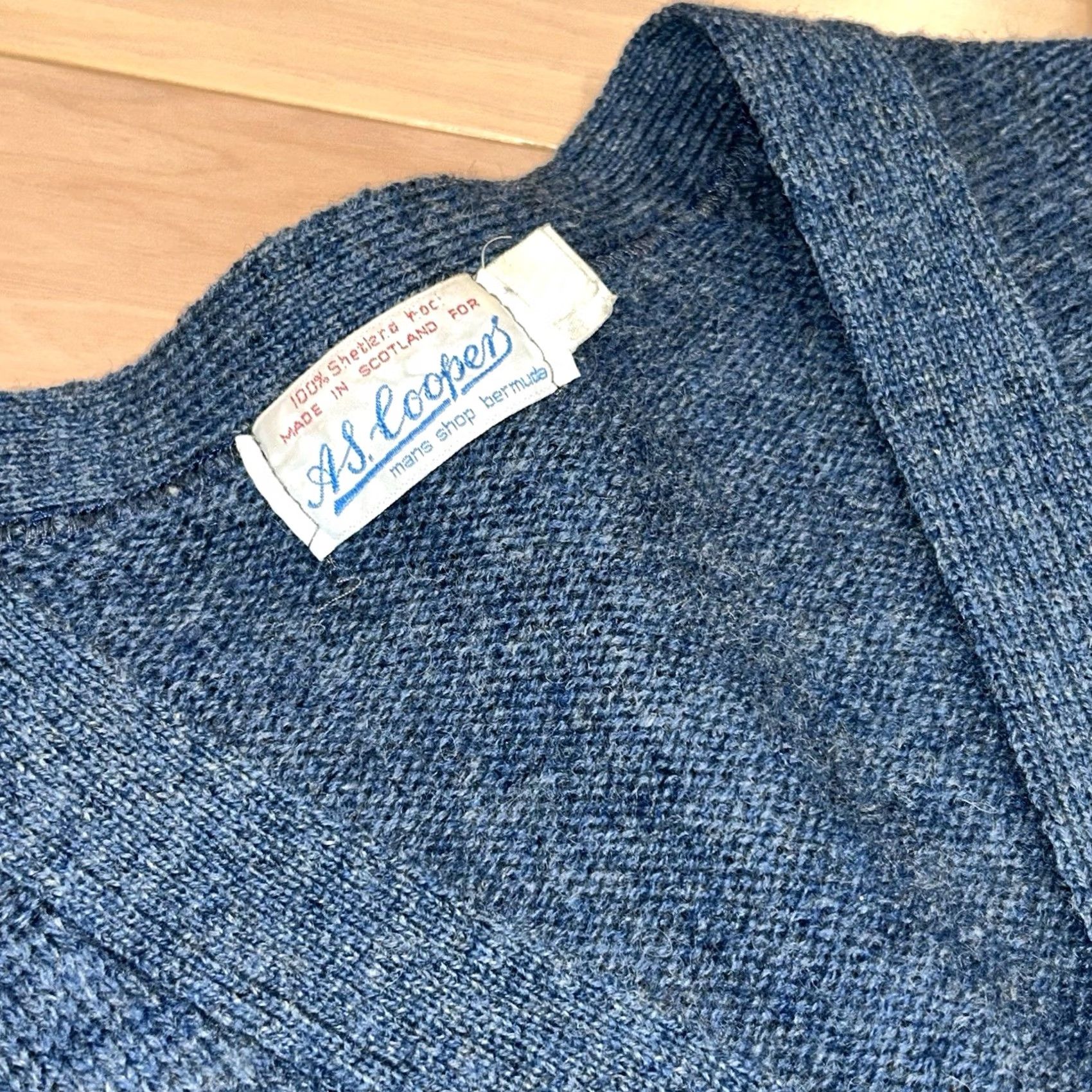 Vintage VINTAGE AS Cooper Wool Cardigan Sweater Long Sleeve Distressed Size Small Size S / US 4 / IT 40 - 3 Thumbnail