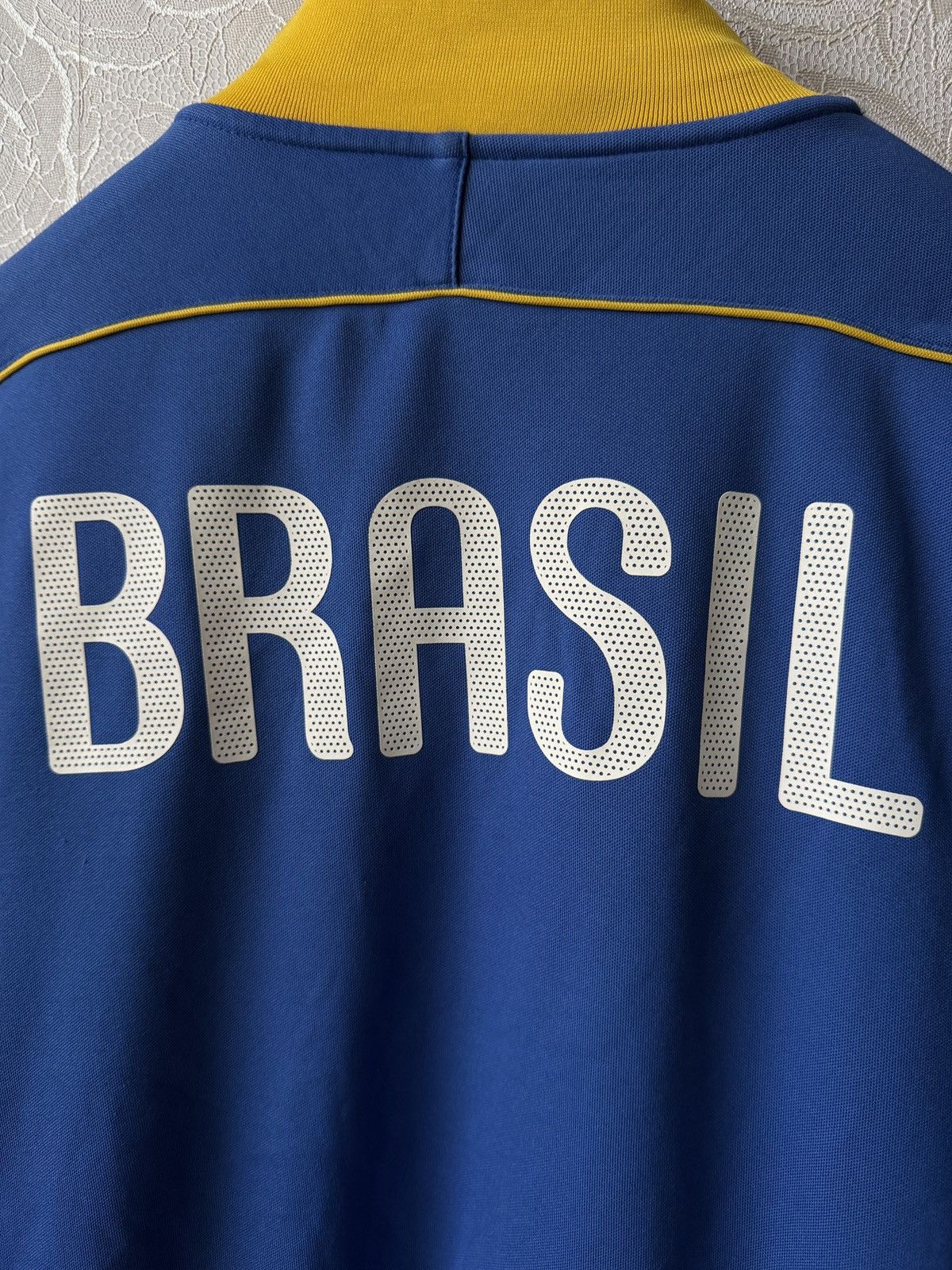 Nike Nike BRAZIL 2010 Away World Cup Jacket Track Top Training Size US L / EU 52-54 / 3 - 9 Thumbnail
