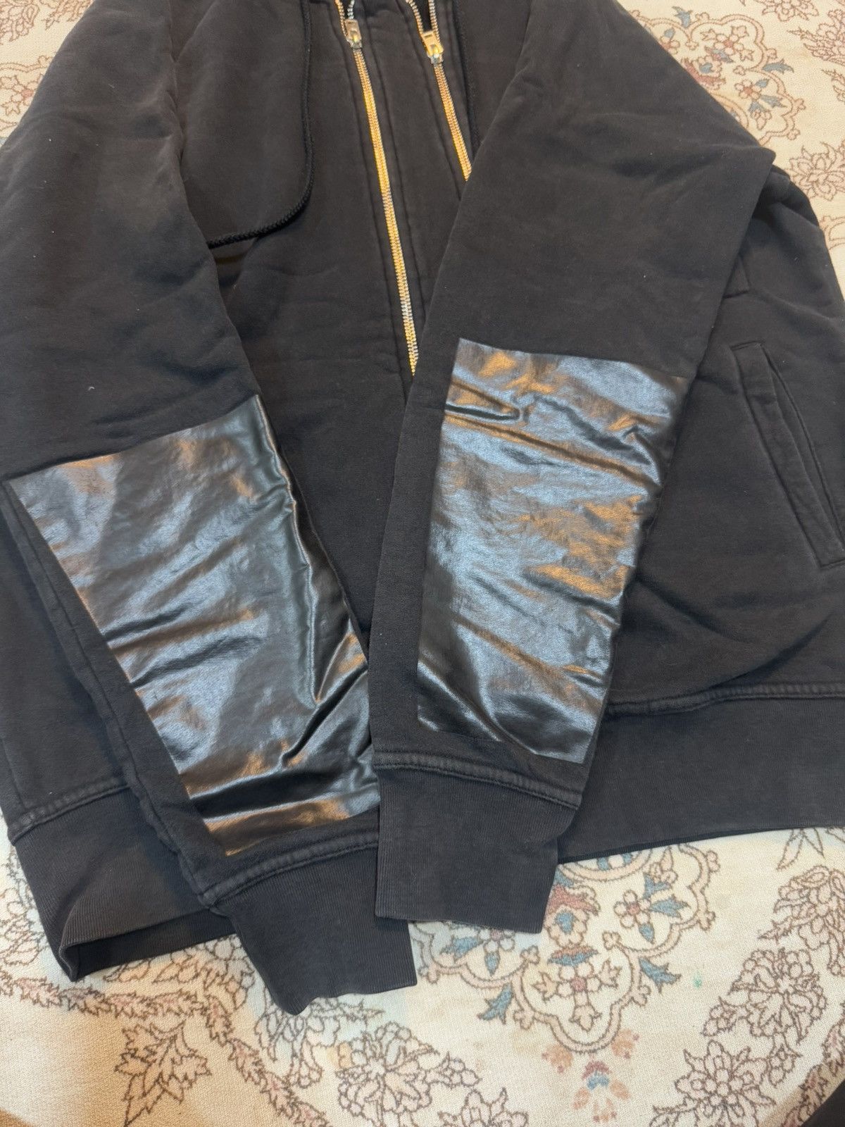 CLOSED × Vintage Closed Faded Black Rare Design Zipper Hoodie Size US M / EU 48-50 / 2 - 5 Thumbnail