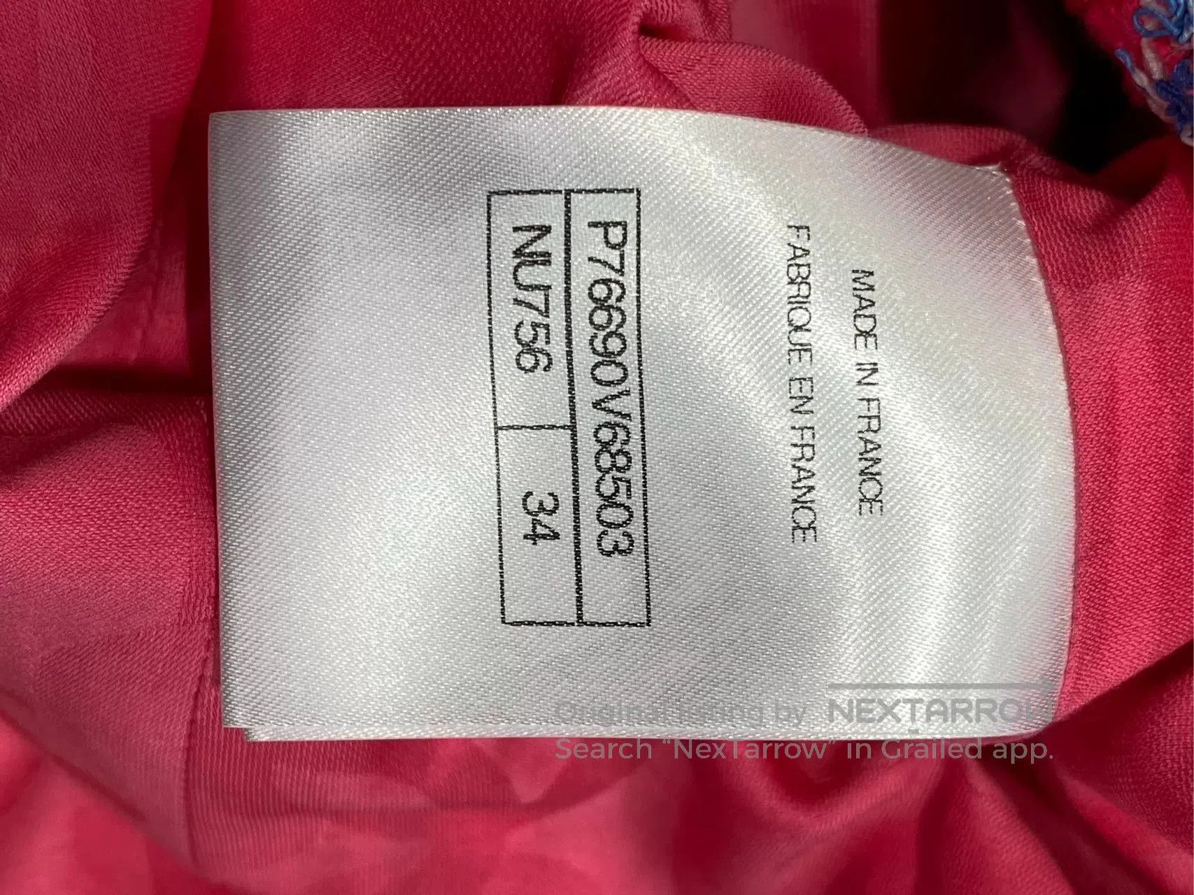 Chanel Chanel Pink Plaid Blazer Coat FR34. Size US XS / EU 42 / 0 - 5 Thumbnail