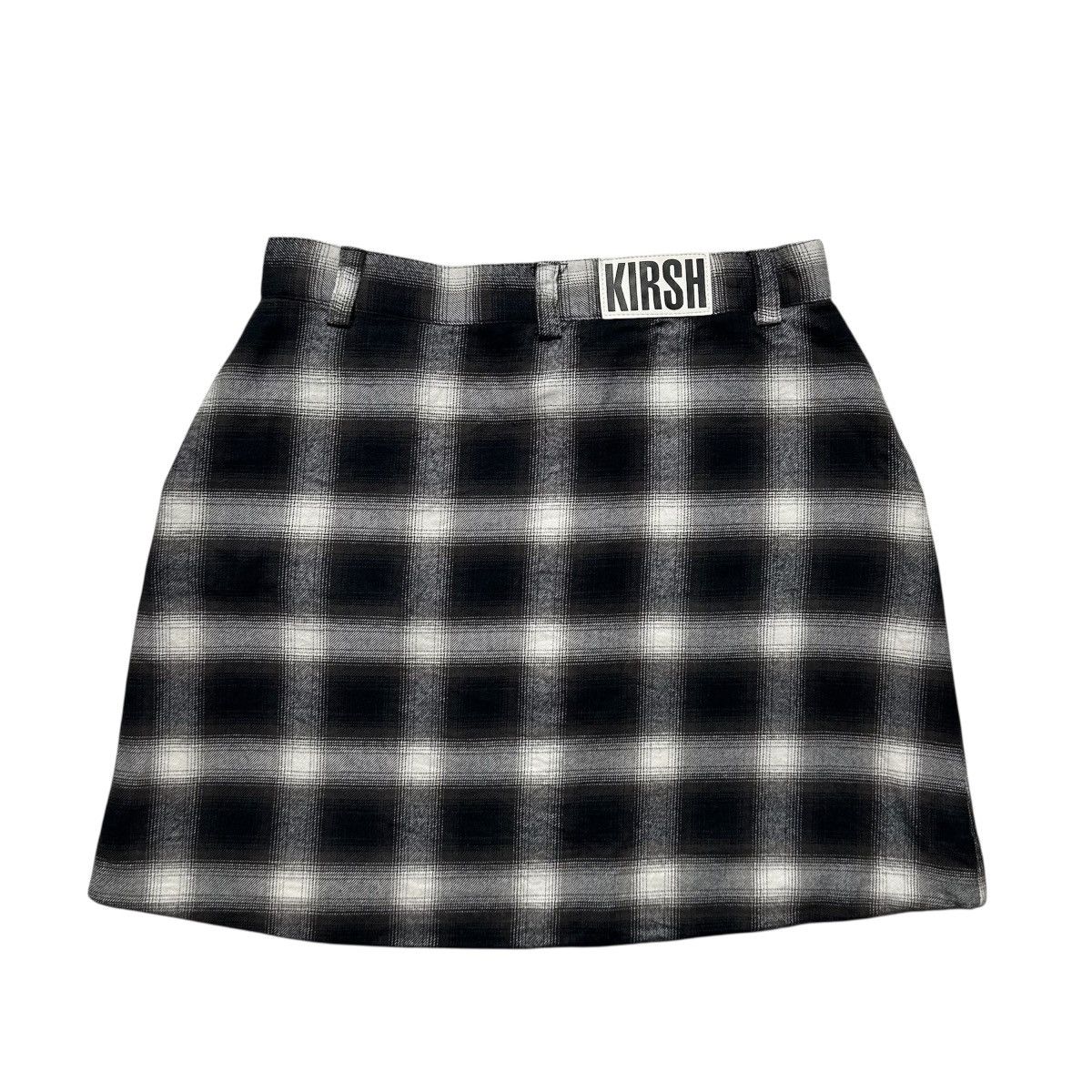 Japanese Brand KIRSH Plaid Button Skirt Size 27" / US 4 / IT 40 - 2 Thumbnail