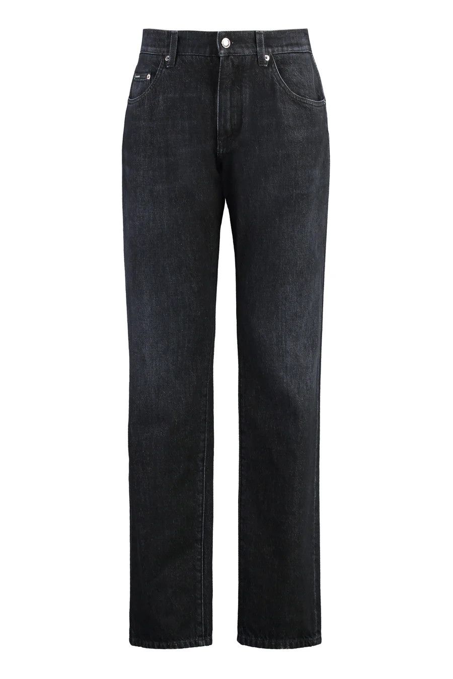 Dolce & Gabbana o1y0125 Logo Jeans in Black Size US 28 / EU 44 - 1 Thumbnail
