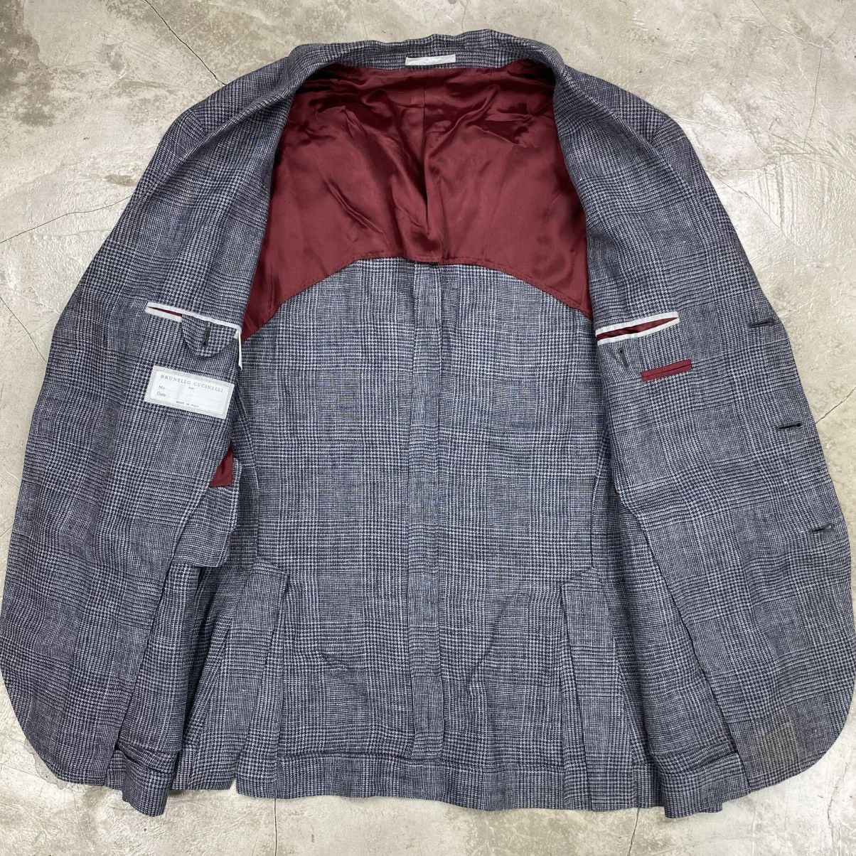 Brunello Cucinelli Nailshead Blazer Size 52S - 4 Thumbnail