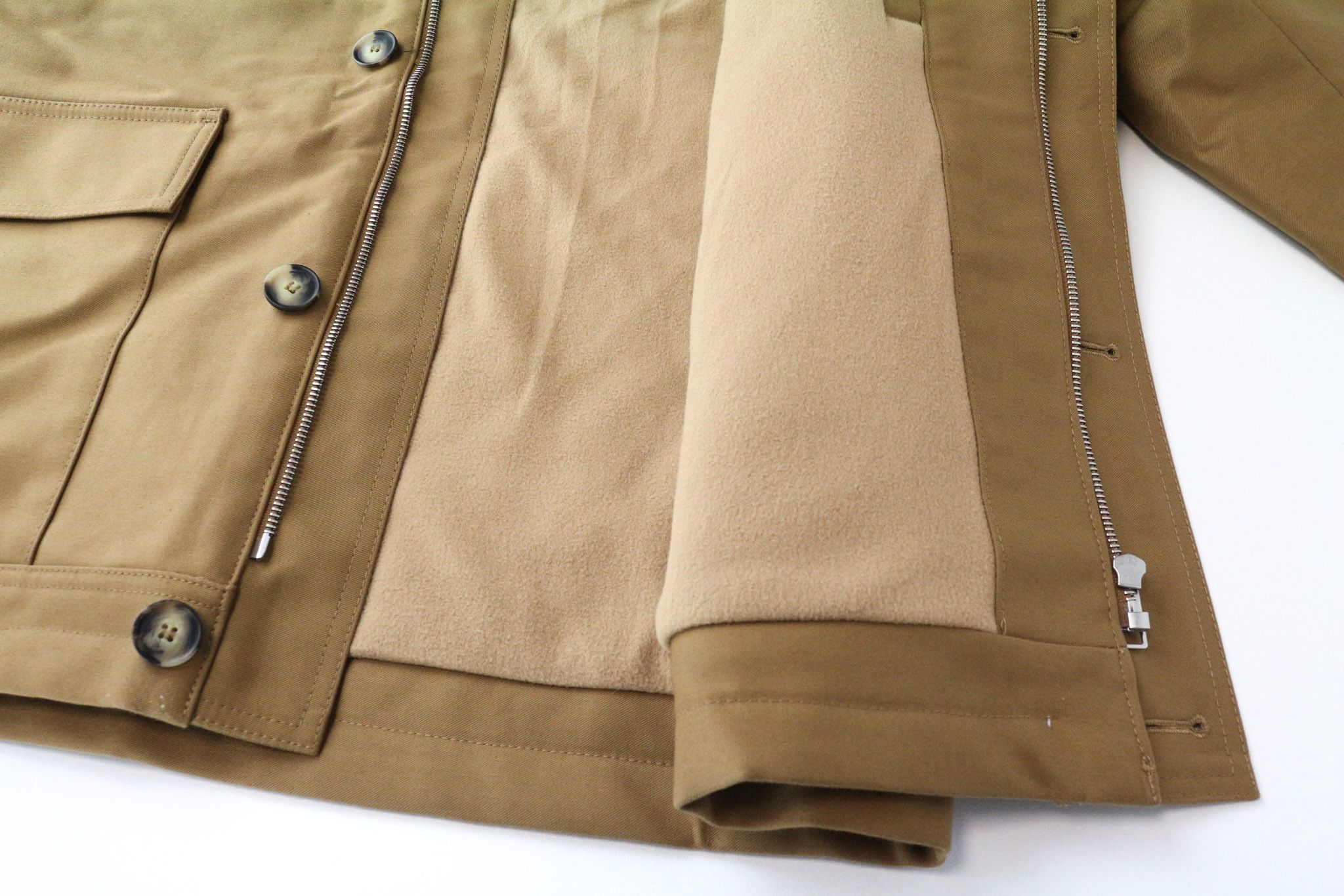 Sandro XS Camel Brown Hooded Cotton Parka Jacket 74376 Size US XS / EU 42 / 0 - 10 Thumbnail