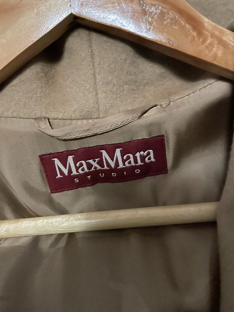 Max Mara Max Mara Studio Camel Collar Coat Size S / US 4 / IT 40 - 2 Thumbnail