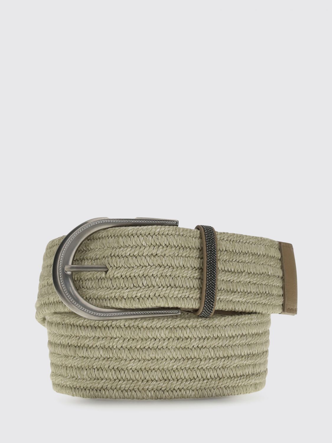 Brunello Cucinelli Brunello Cucinelli Belt Woman Grey Size ONE SIZE - 1 Thumbnail