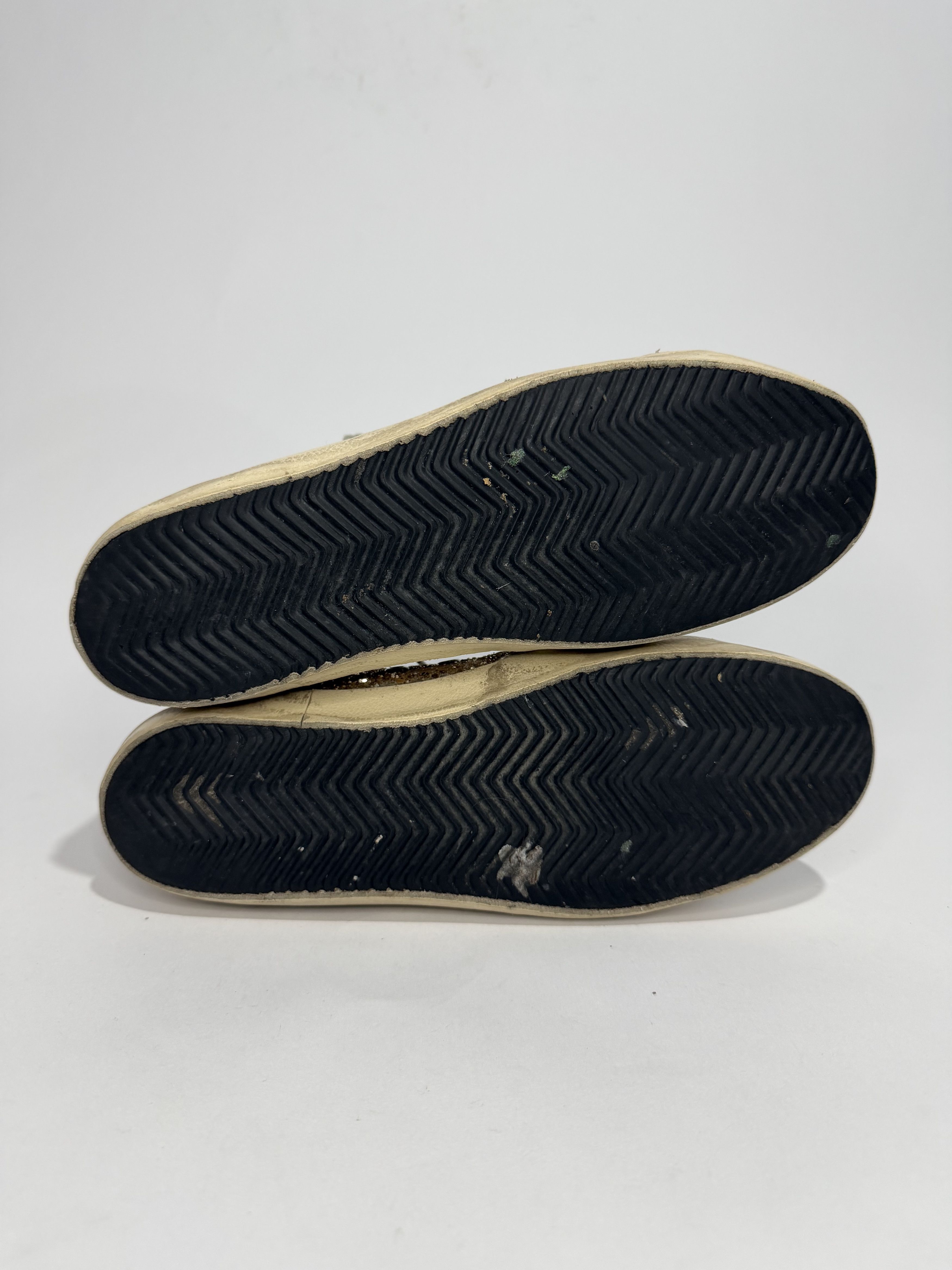 Golden Goose Golden Goose Metallic Gold Glitter Superstar Sneakers Size US 8 / EU 41 - 6 Thumbnail