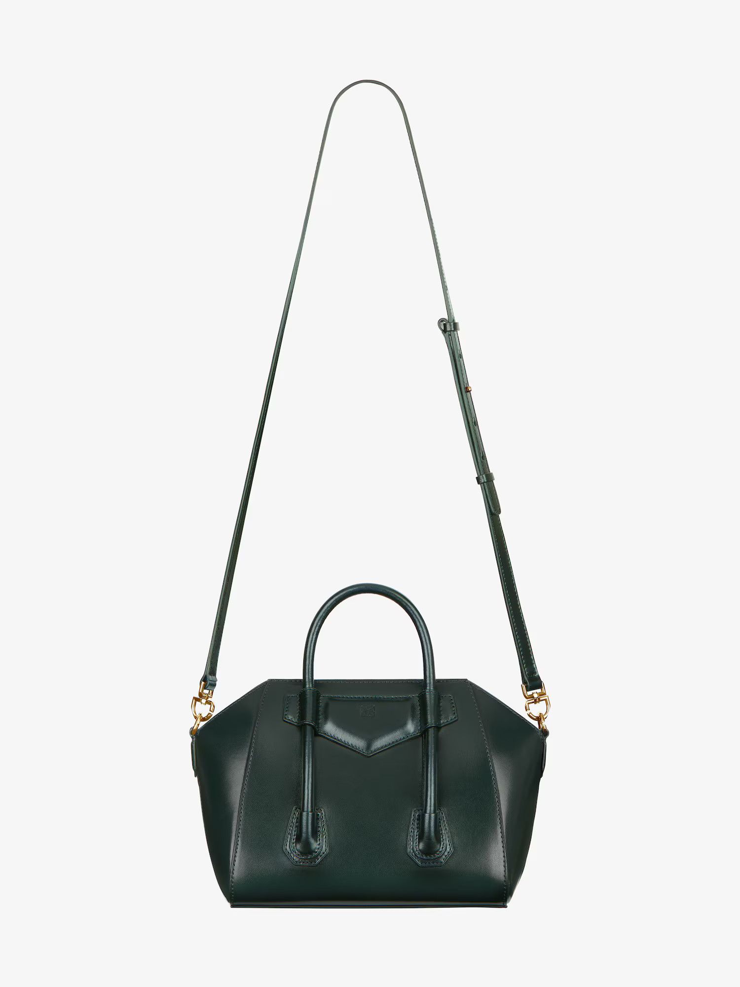 Givenchy o1srvl11e0725 Size: OS / Antigona Lock-Mini Bag in Green Size ONE SIZE - 5 Thumbnail