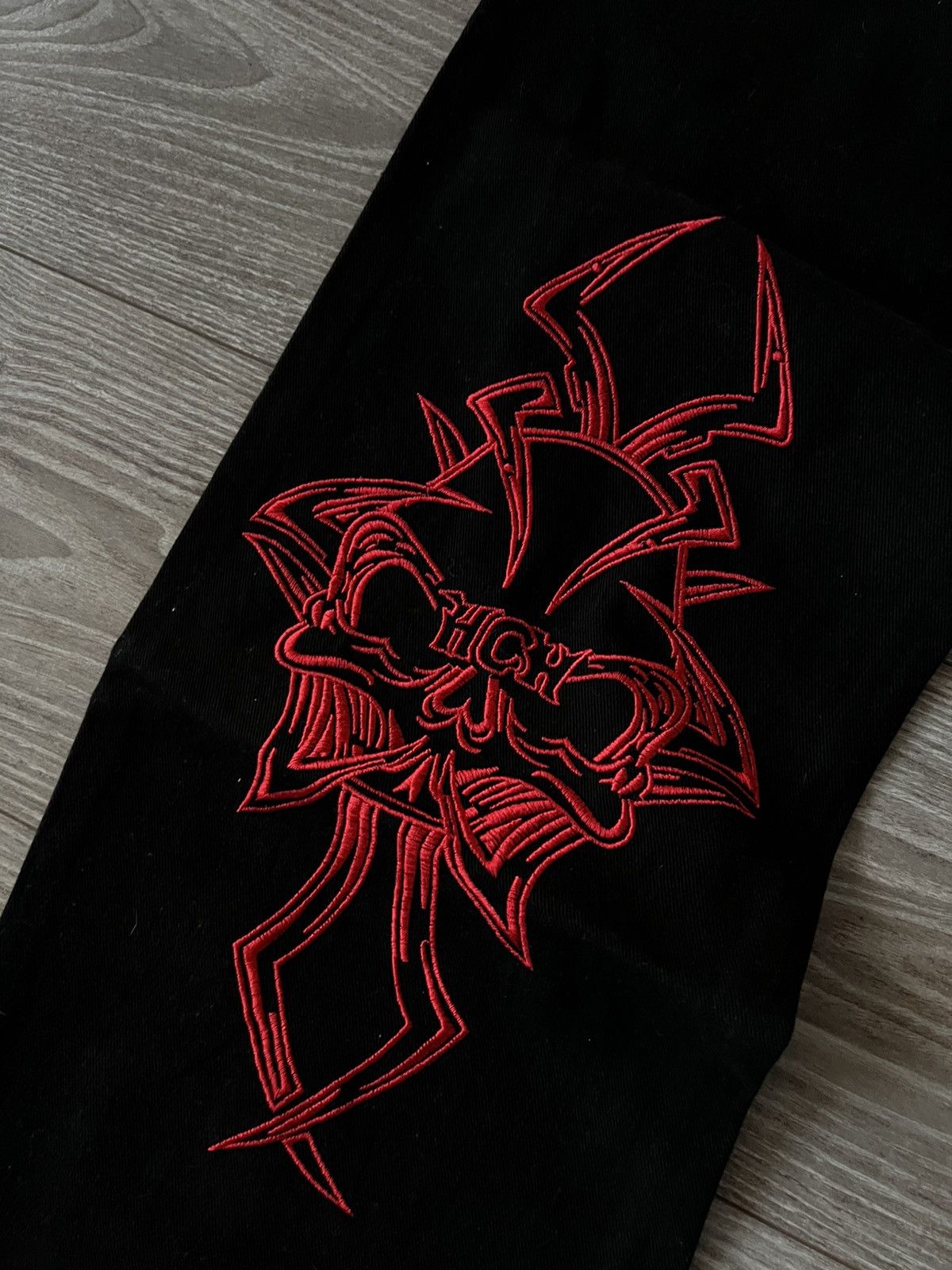 Other Avant Garde Embroidered Opium Black Denim HCH Japan Jeans Size US 34 / EU 50 - 2 Thumbnail