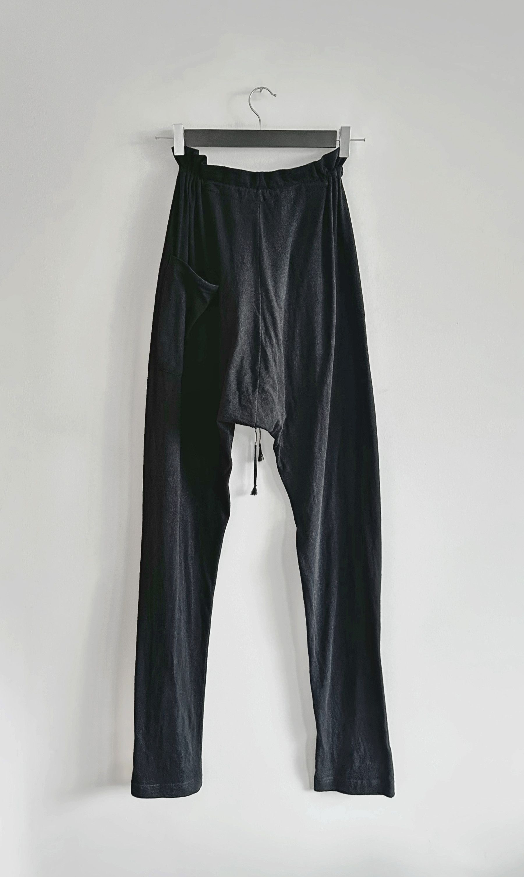 Damir Doma SS10 Silk Cotton Drawstring Slanted Zips Trouser | EU44 Size US 30 / EU 46 - 2 Thumbnail