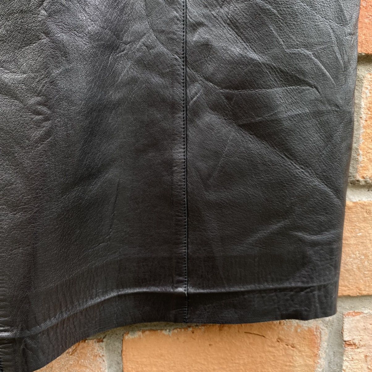 Loewe Loewe Black Leather Skirt with Side Zipper Size 30" / US 8 / IT 44 - 12 Thumbnail