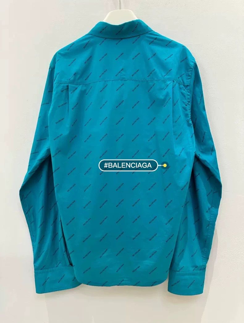 Balenciaga Balenciaga size 39 Dark green barrage logo shirt Size US XS / EU 42 / 0 - 2 Thumbnail