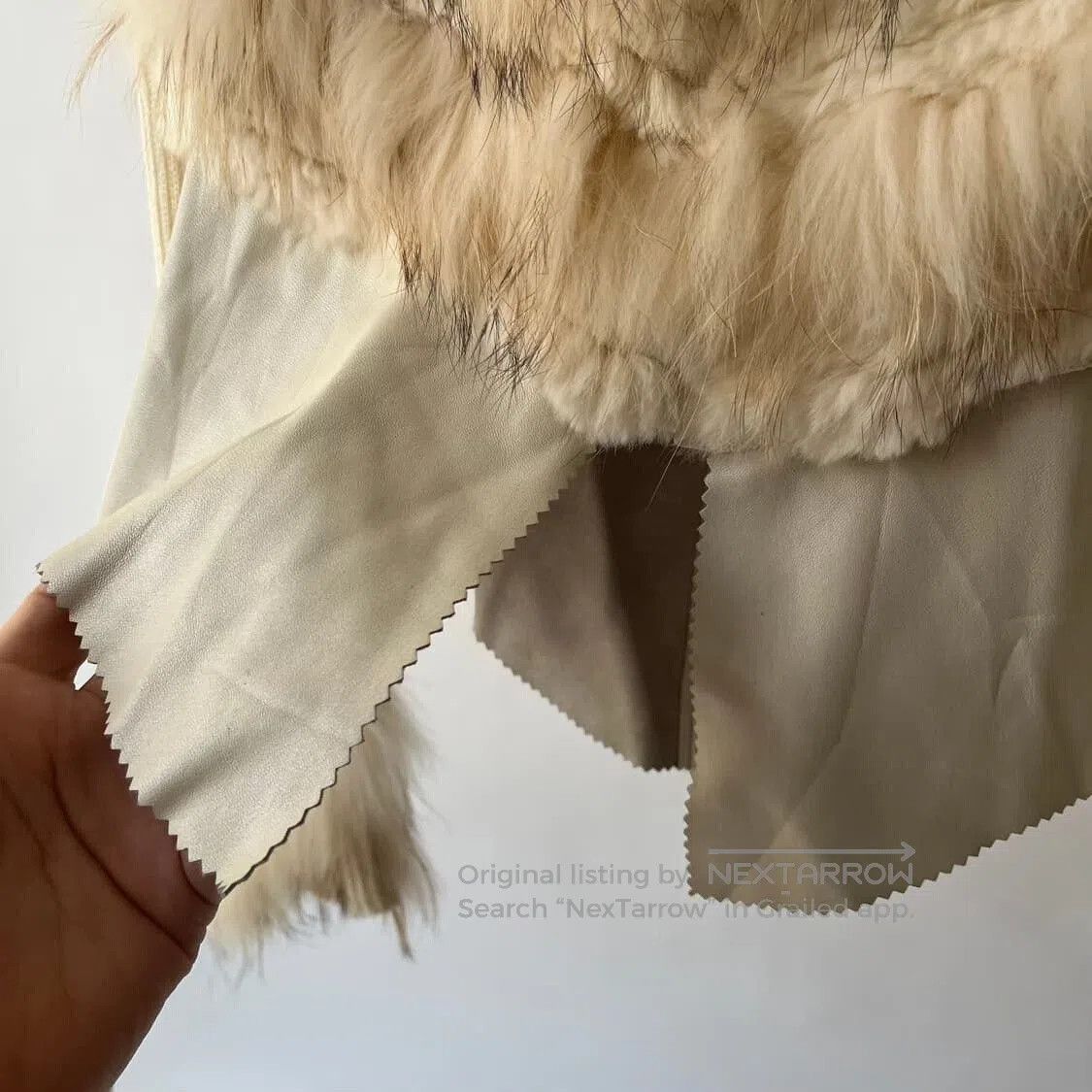 Vintage Vintage Knit Jacket with Fur Trim. Size M / US 6-8 / IT 42-44 - 7 Thumbnail
