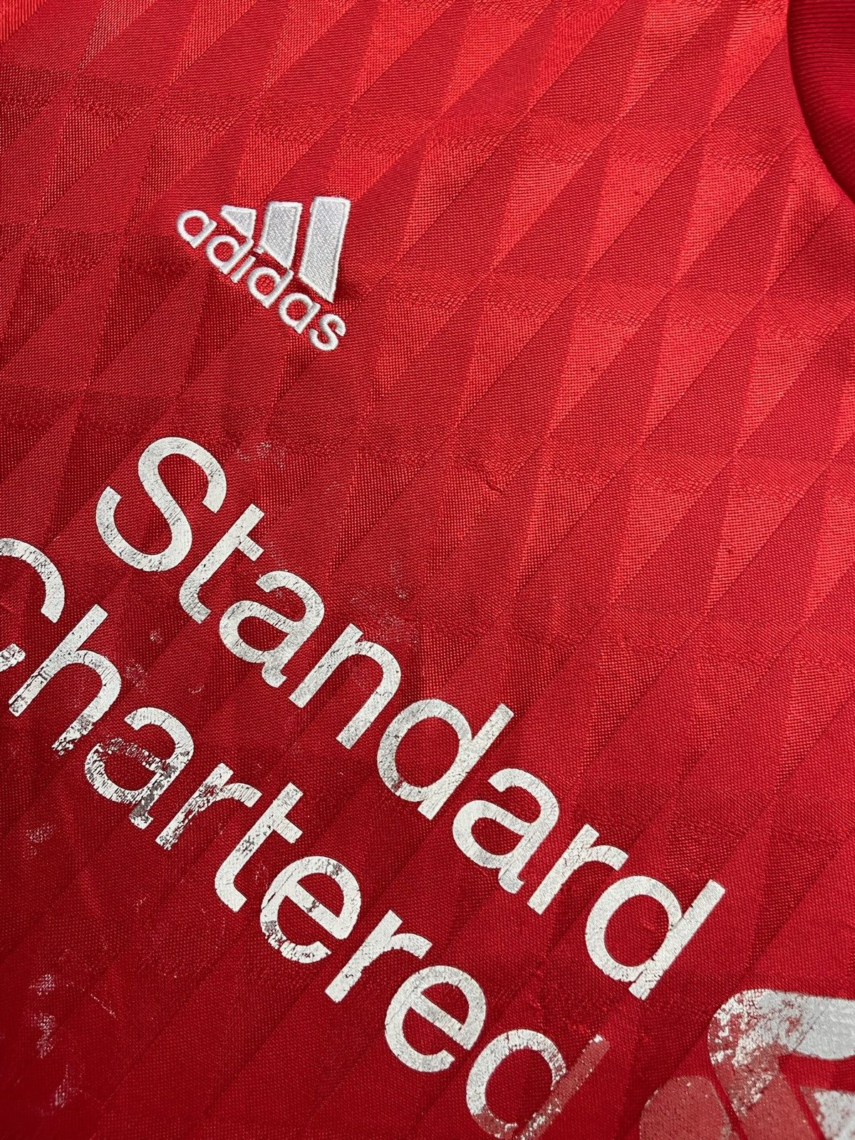 Vintage Vintage adidas Liverpool soccer jersey size L red Size US L / EU 52-54 / 3 - 4 Thumbnail