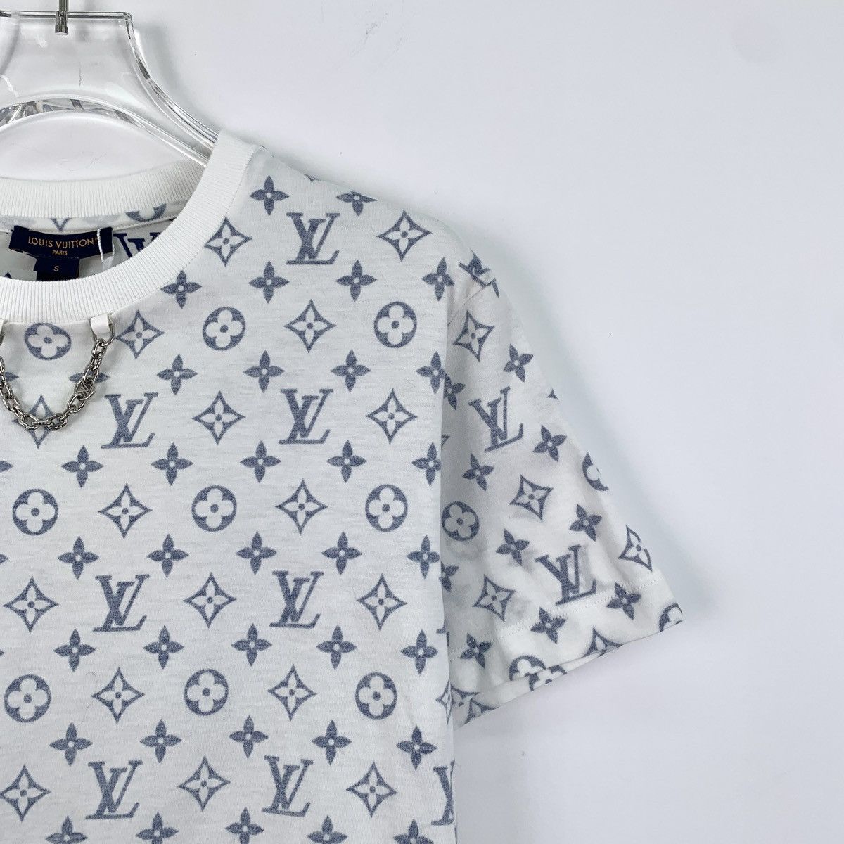 Louis Vuitton Louis Vuitton All Over Monogram Print Short Sleeve K26WX Size S / US 4 / IT 40 - 3 Thumbnail